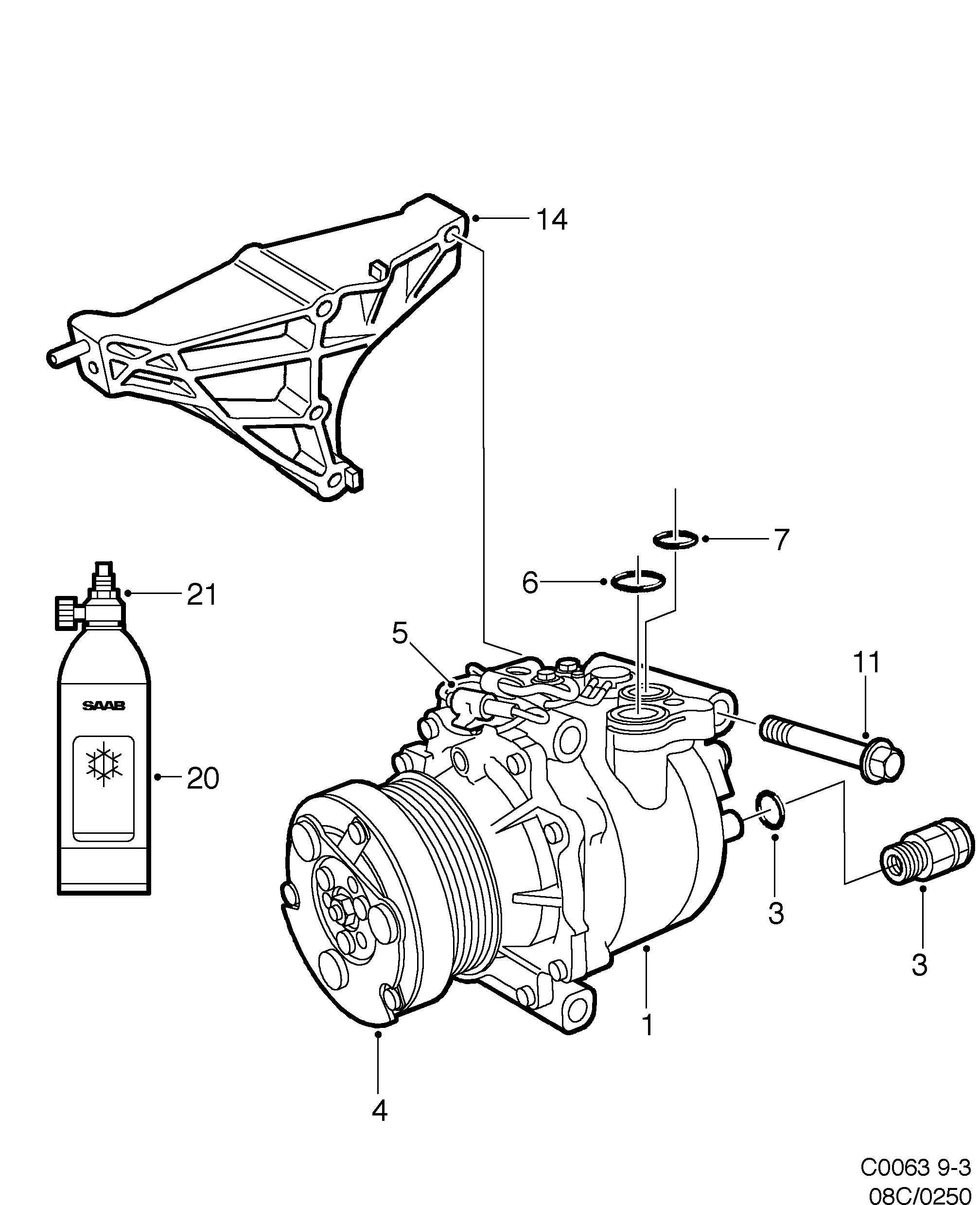diagram parts 250