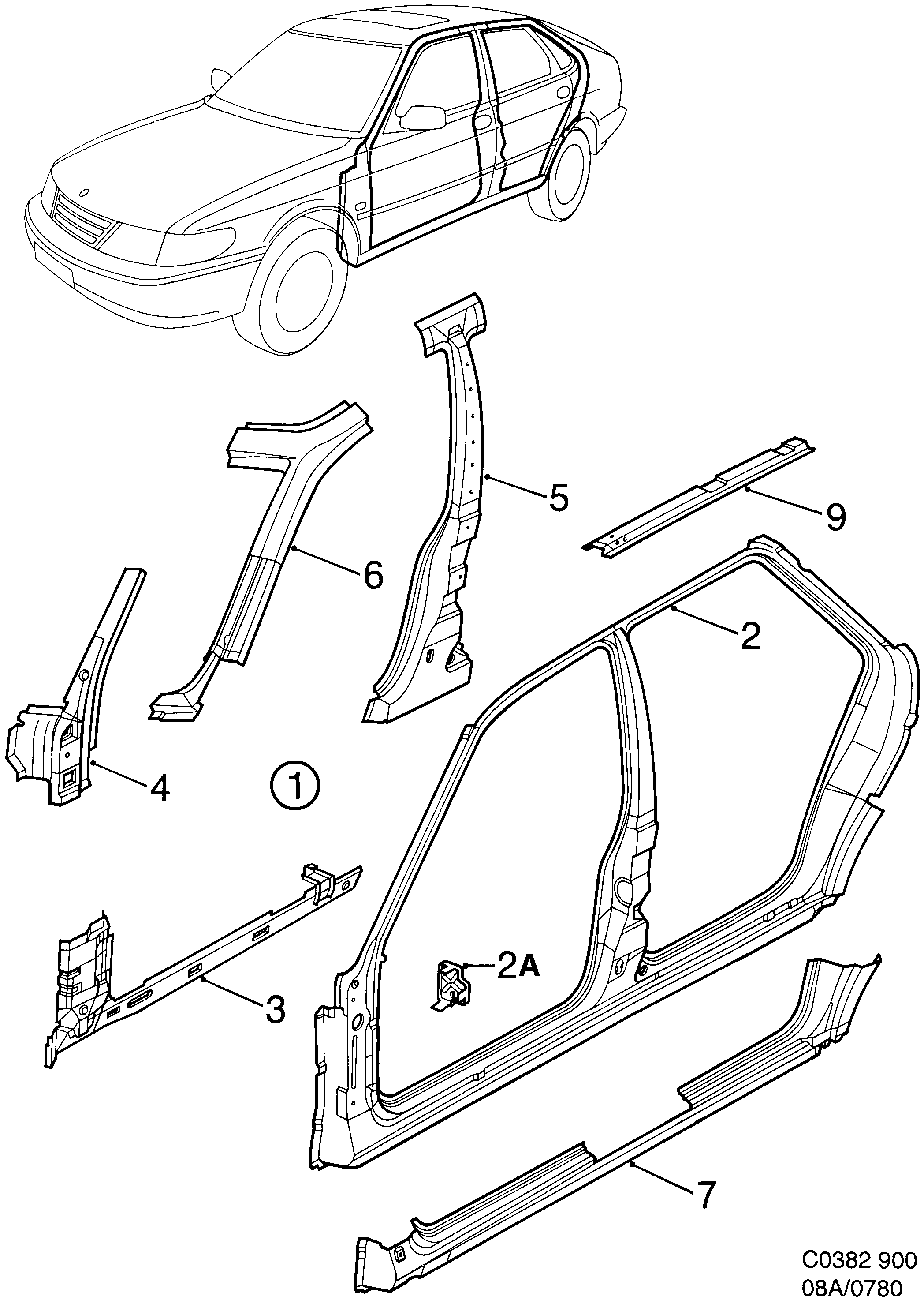 diagram parts 780