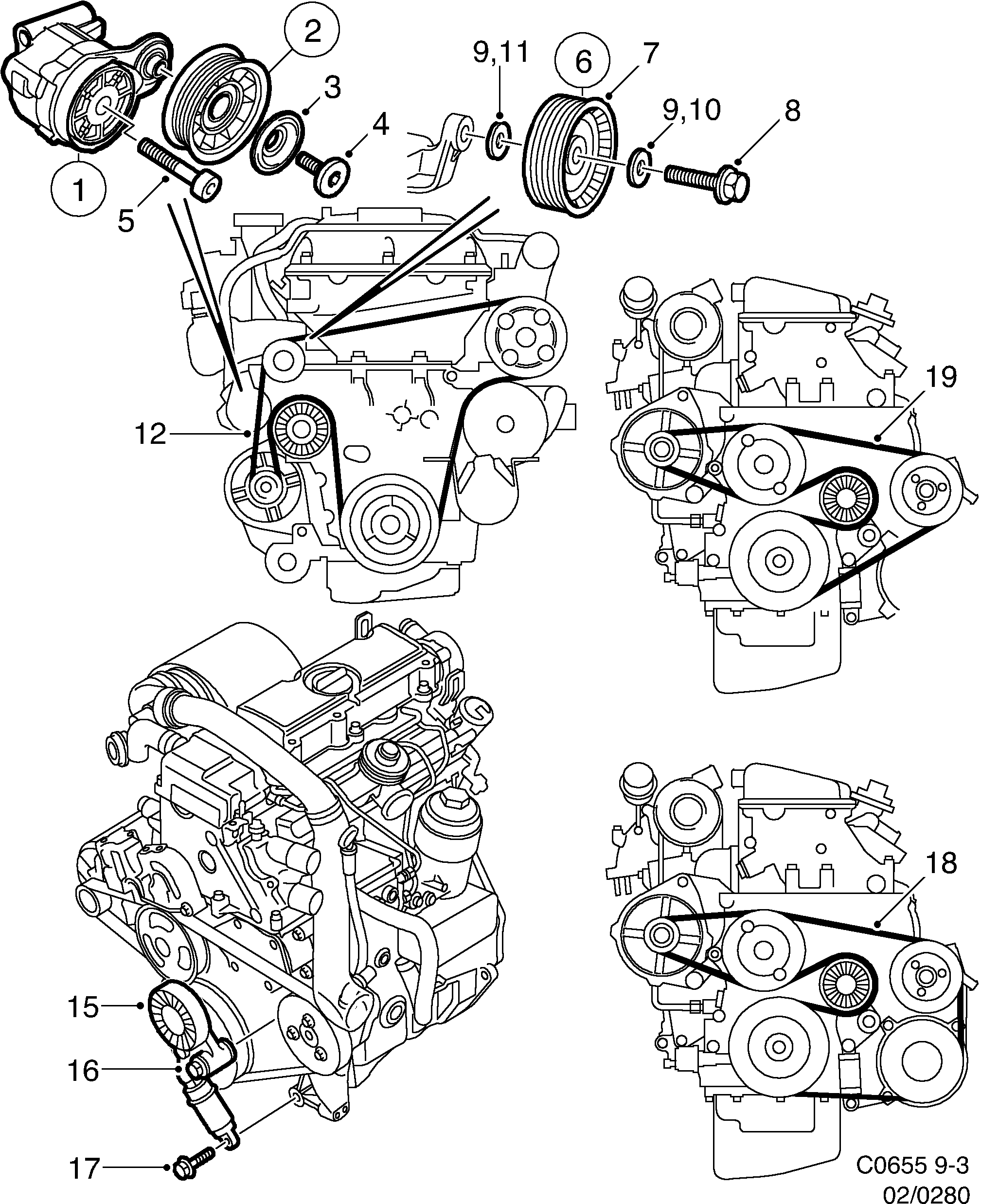 diagram parts 280