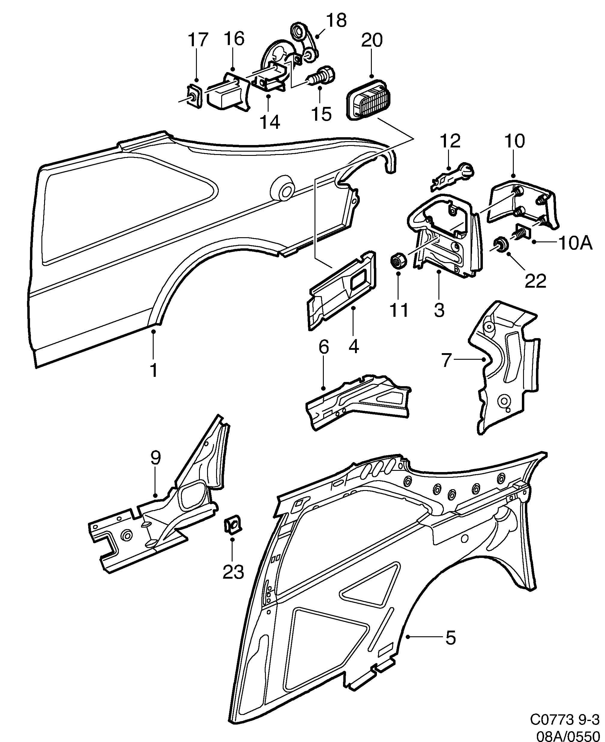 diagram parts 550