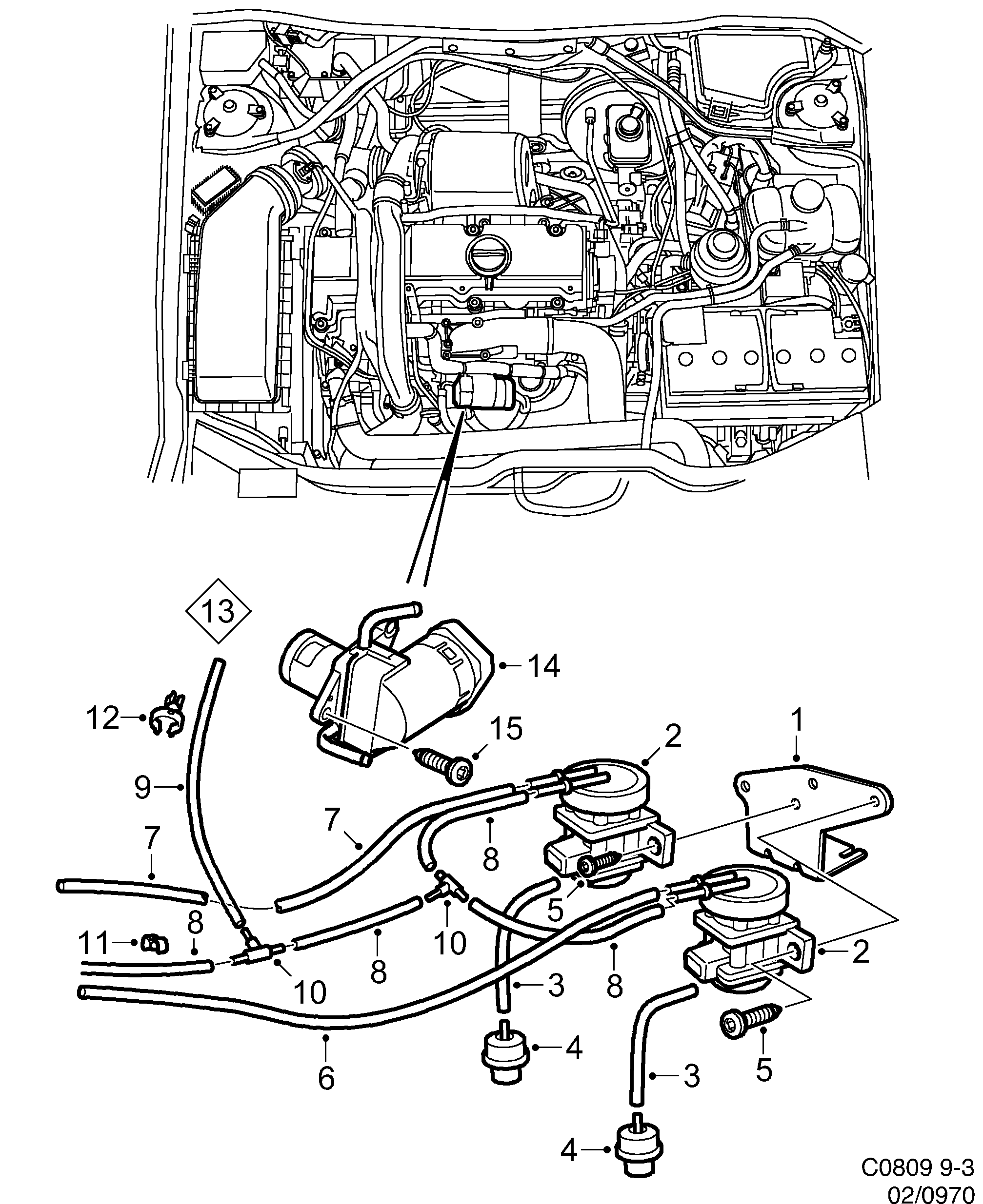 diagram parts 970