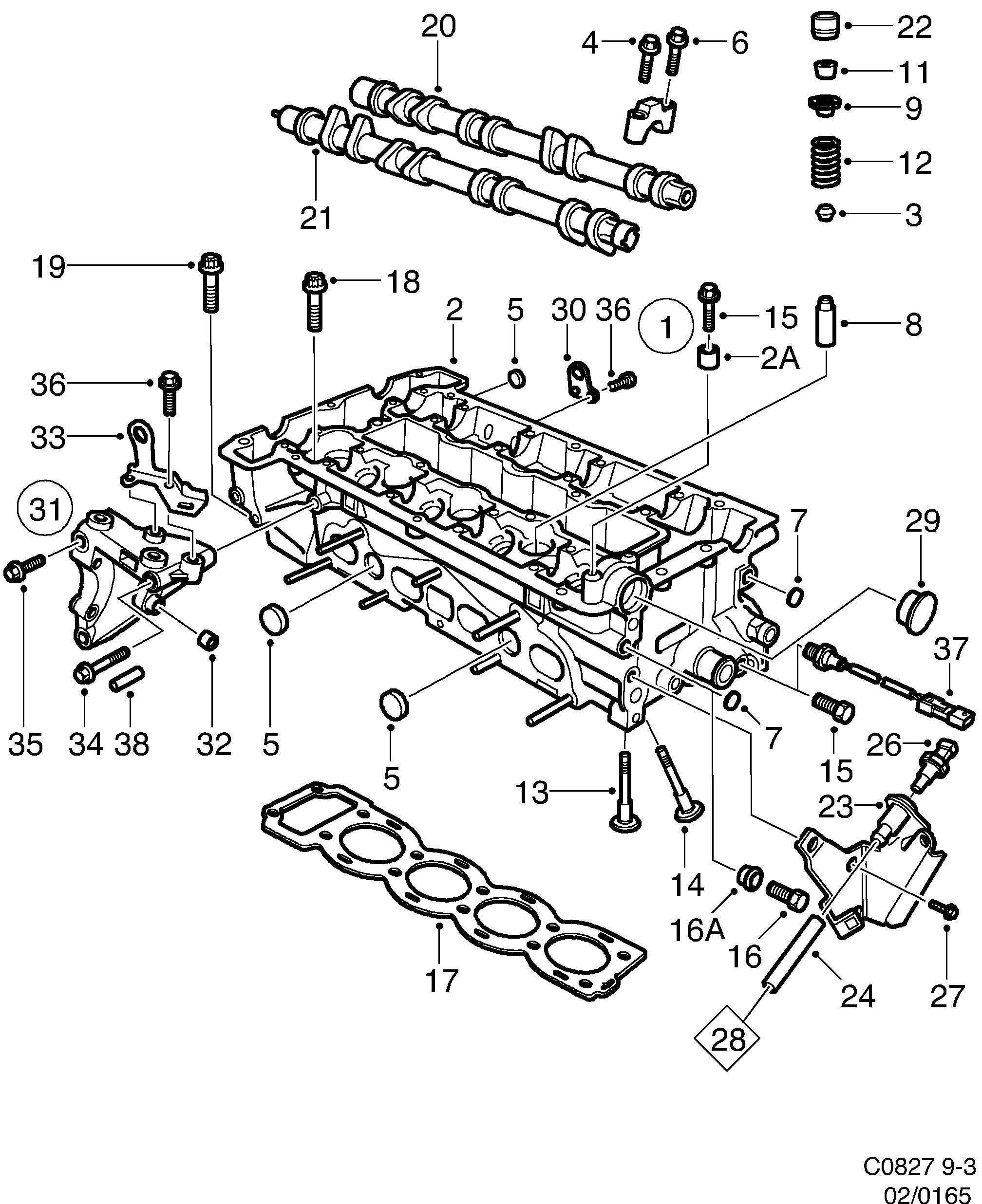diagram parts 165