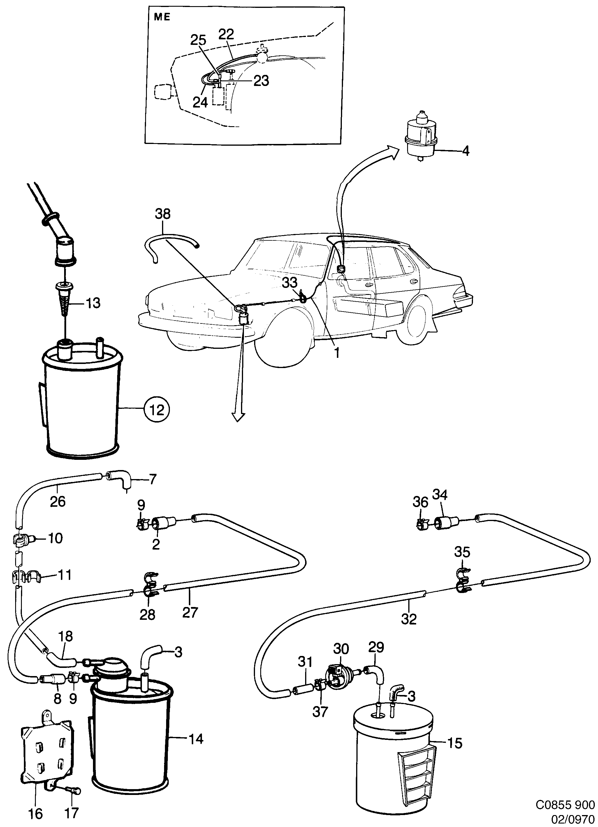 diagram parts 970