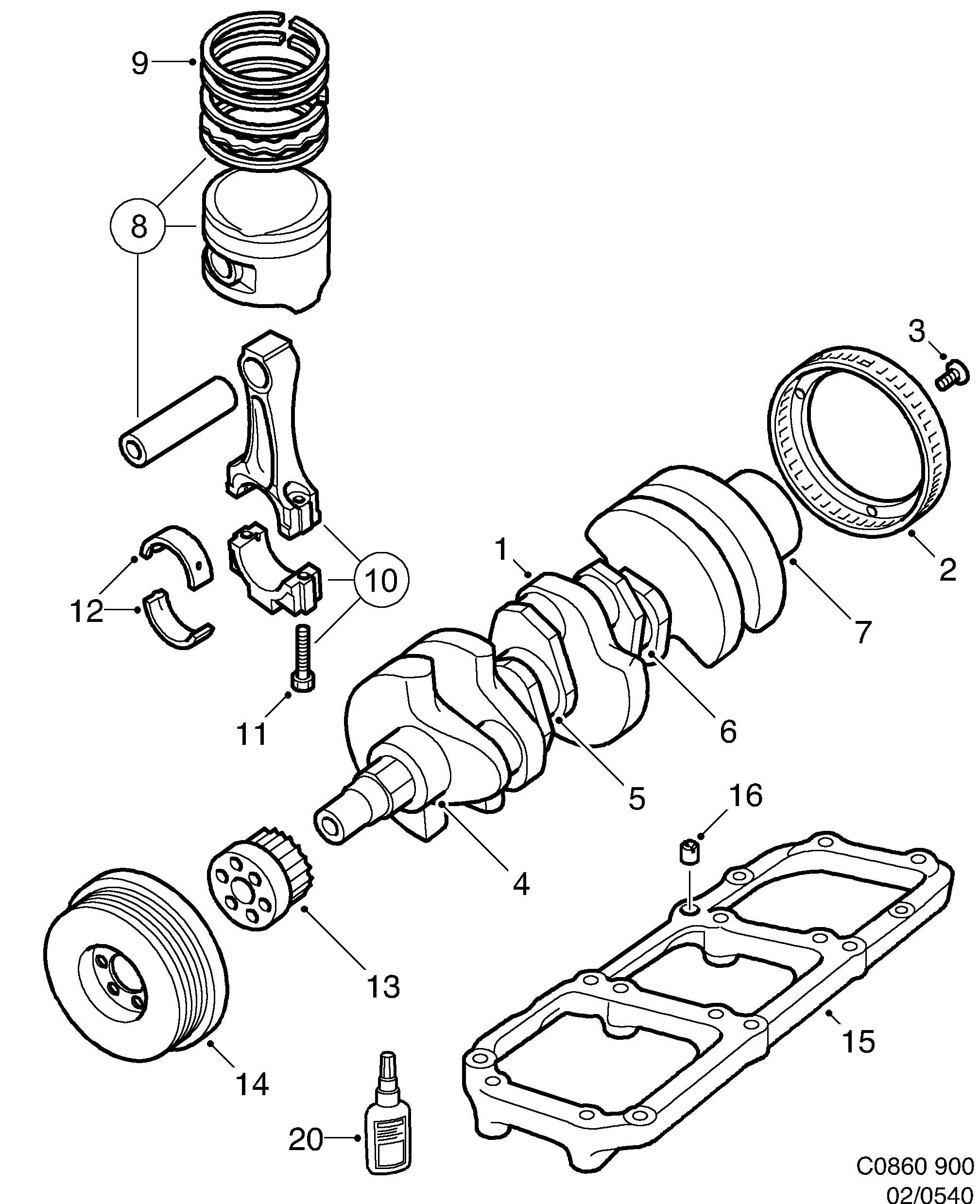 diagram parts 540