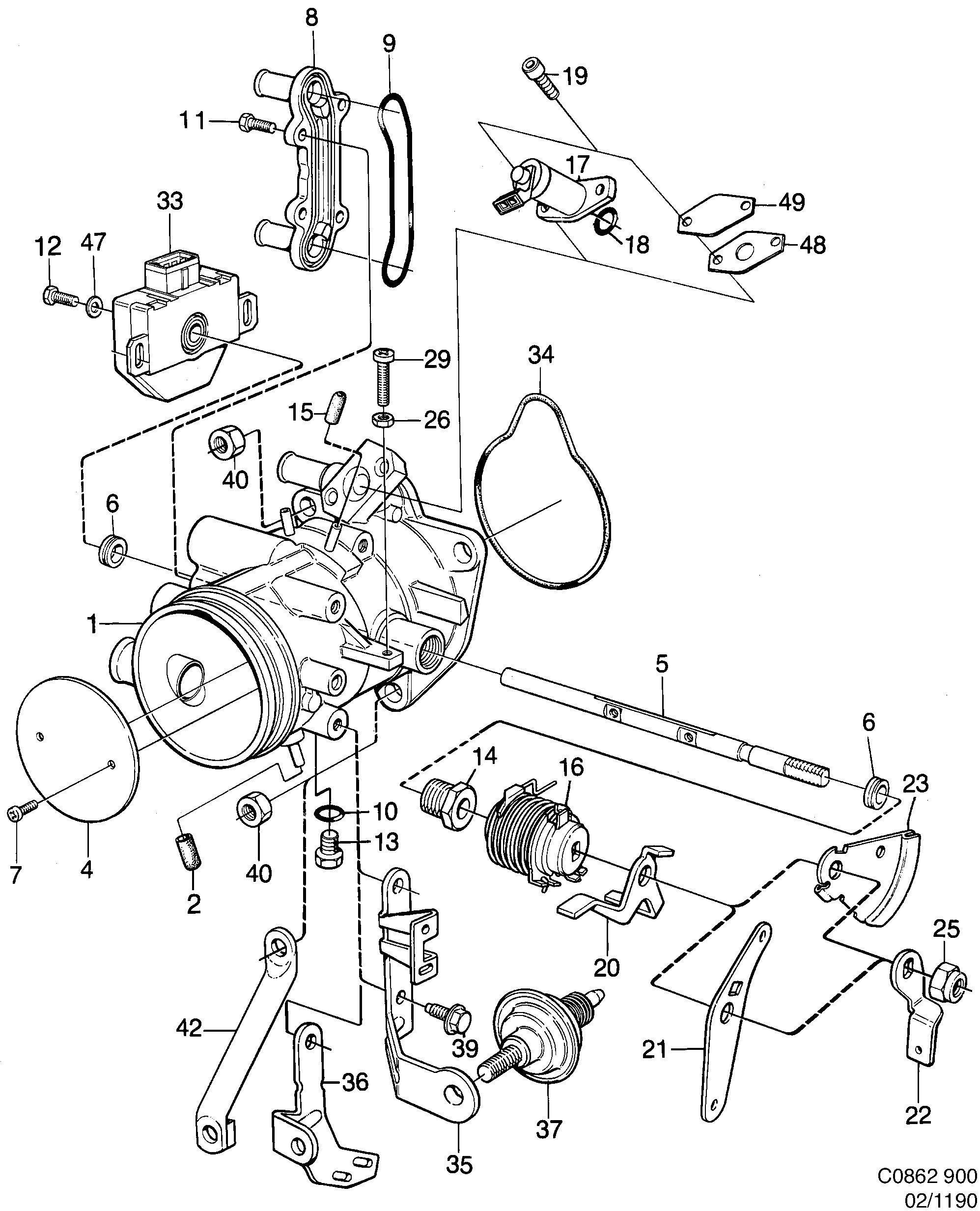 diagram parts 1190