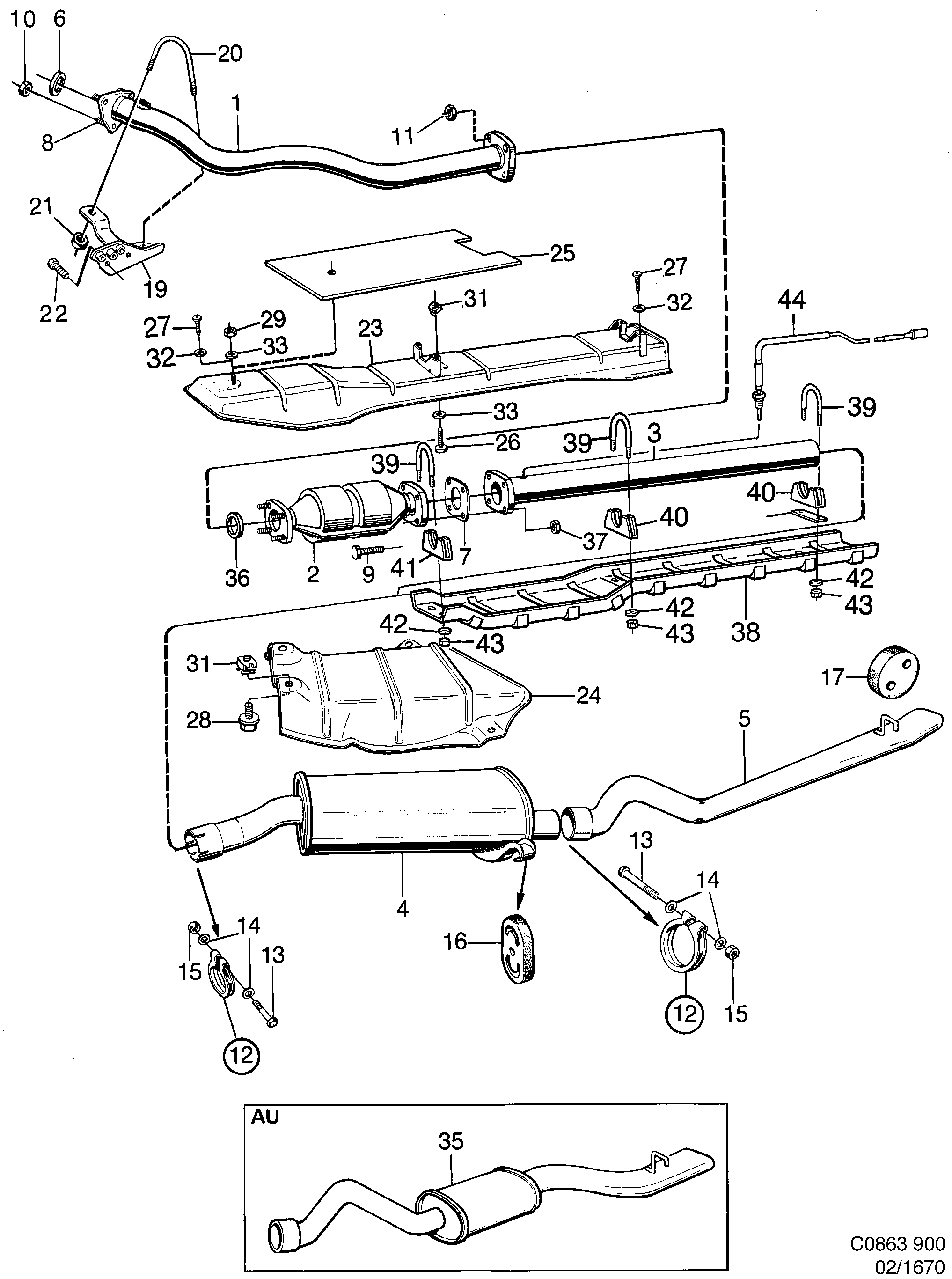 diagram parts 1670