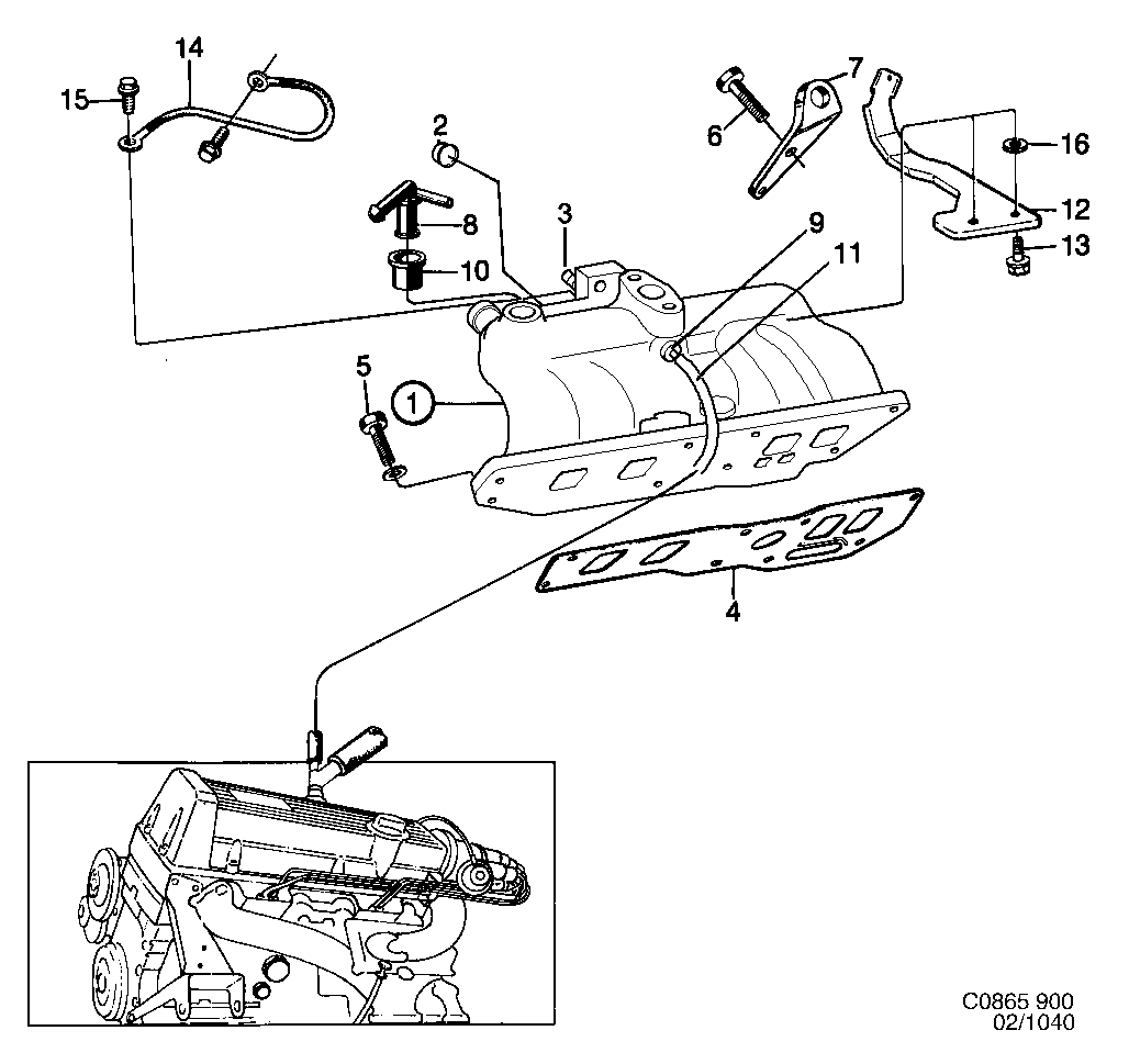 diagram parts 1040