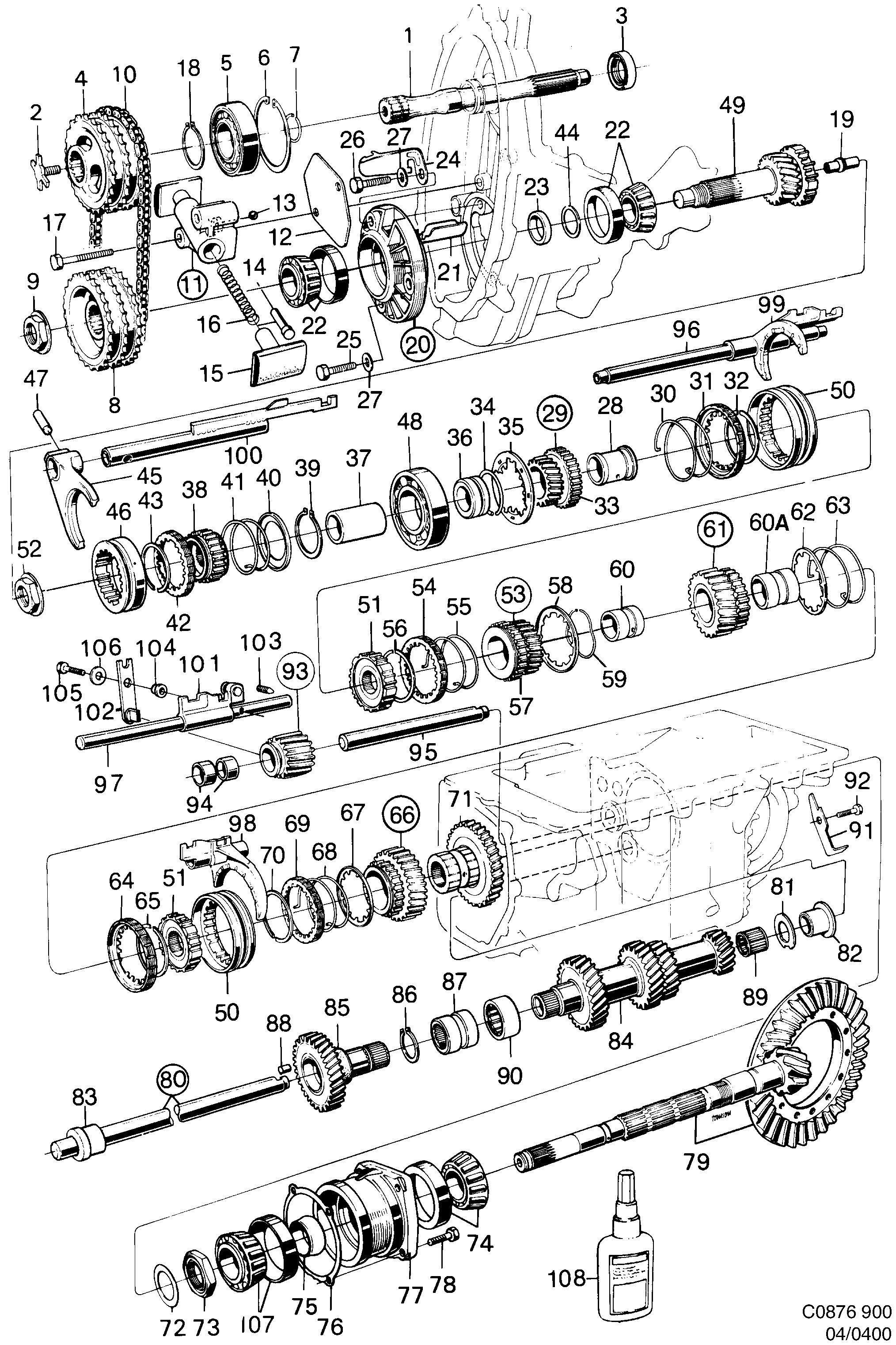 diagram parts 400