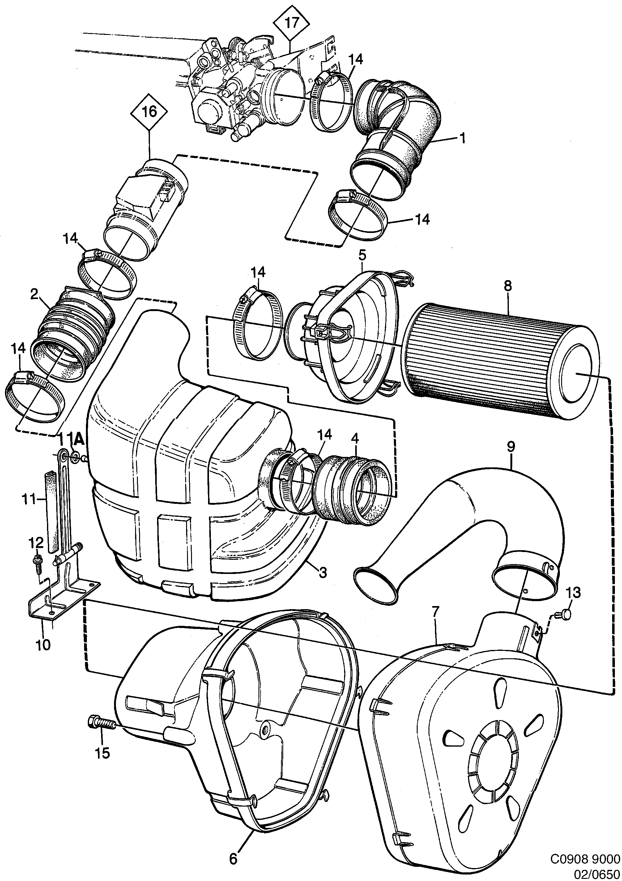 diagram parts 650