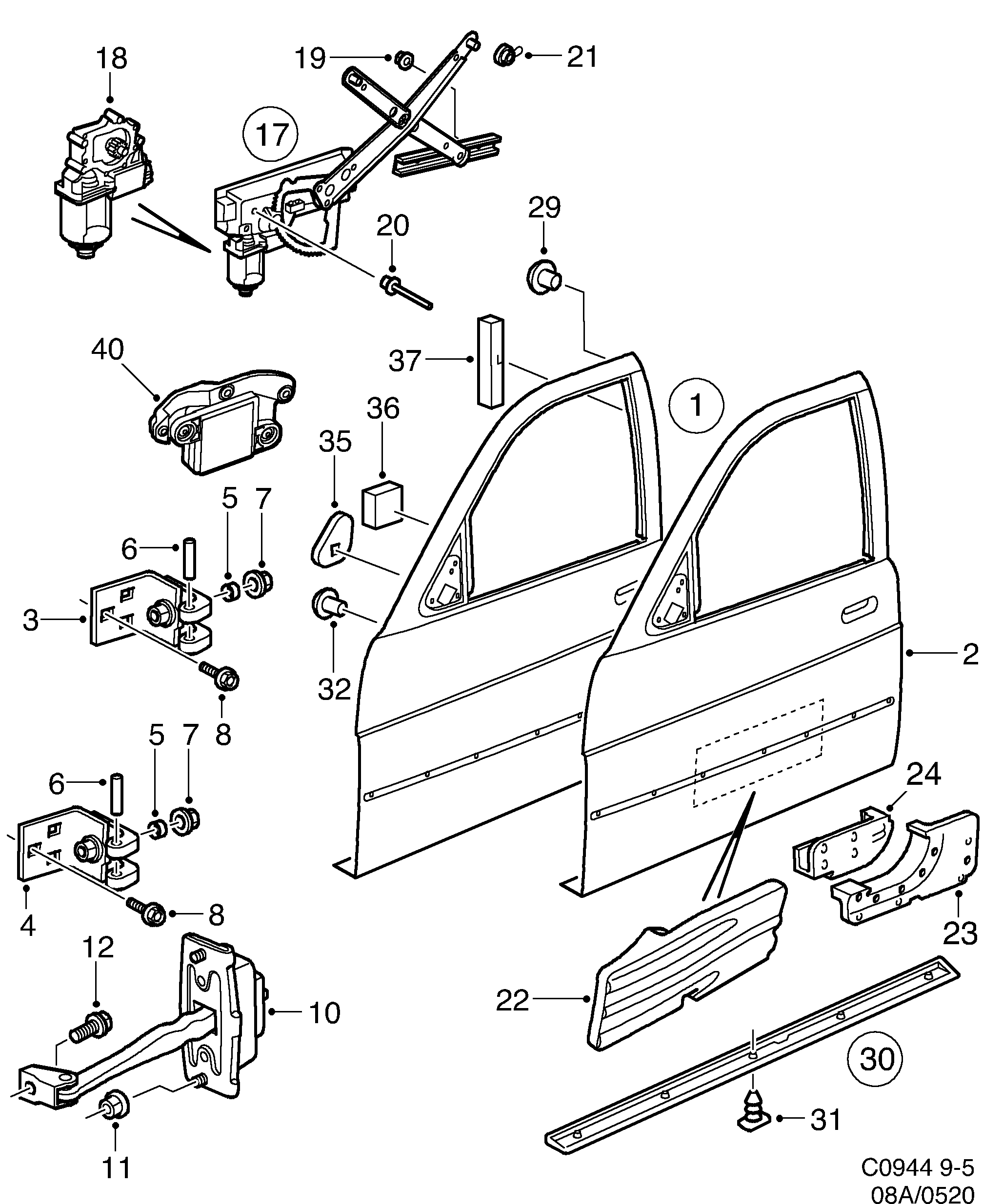 diagram parts 520