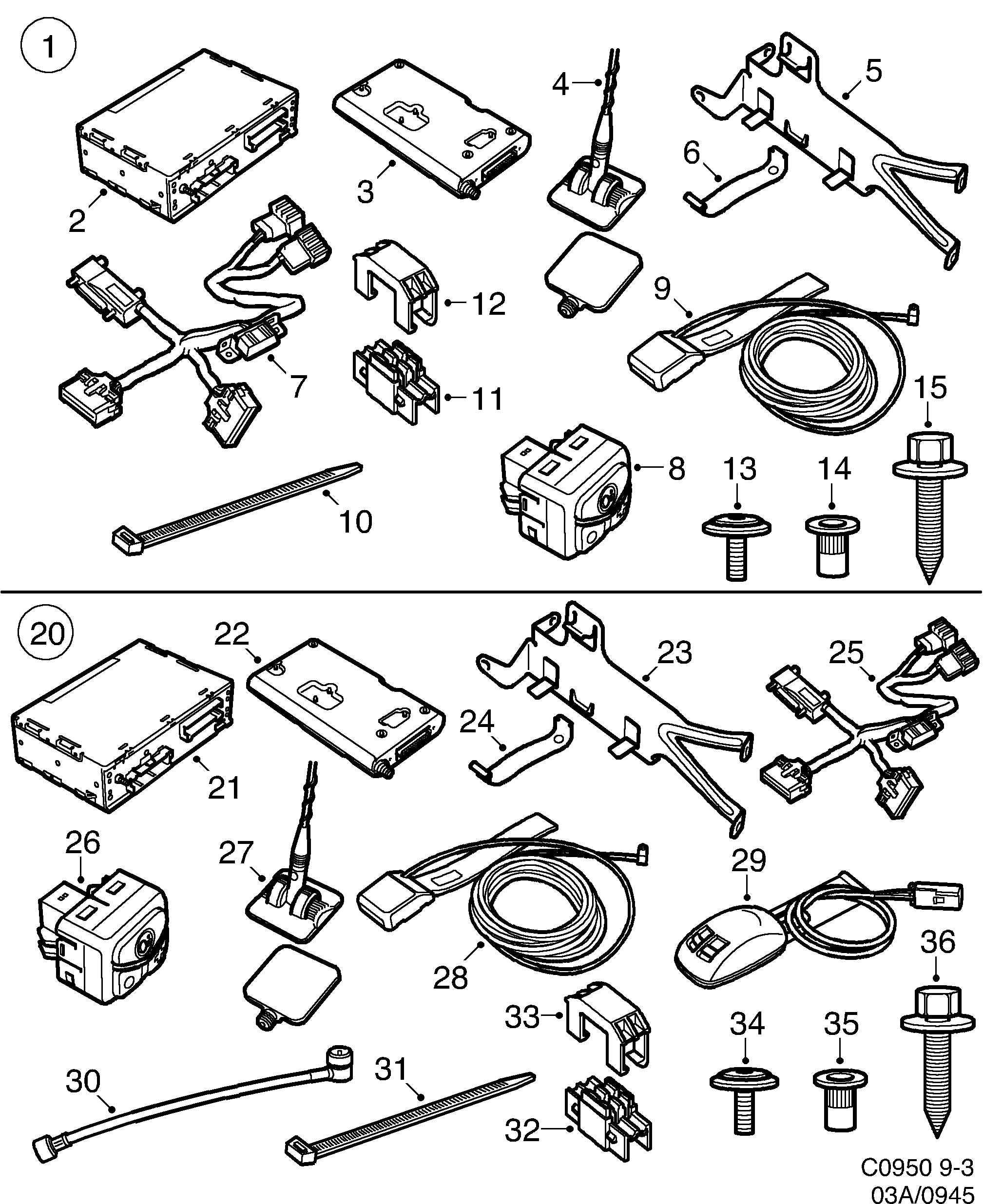 diagram parts 945