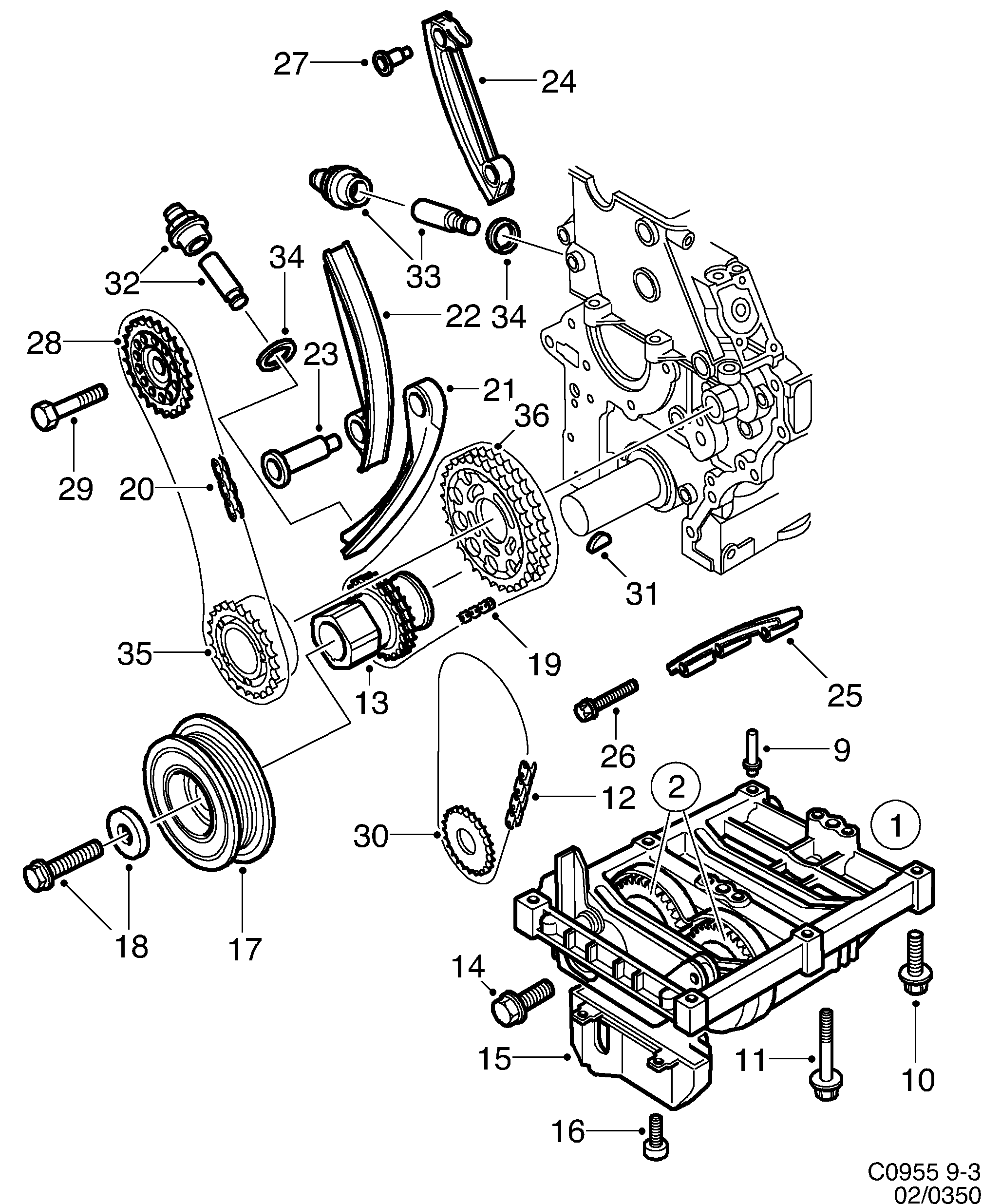 diagram parts 350