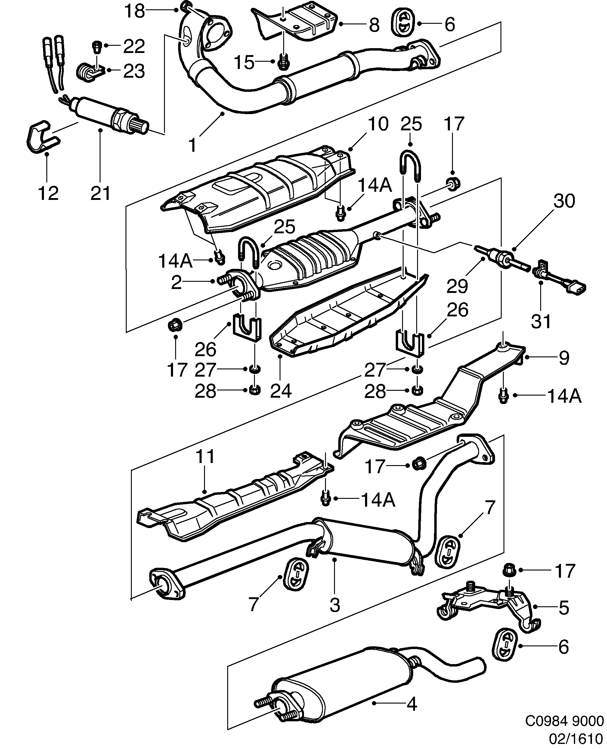 diagram parts 1610