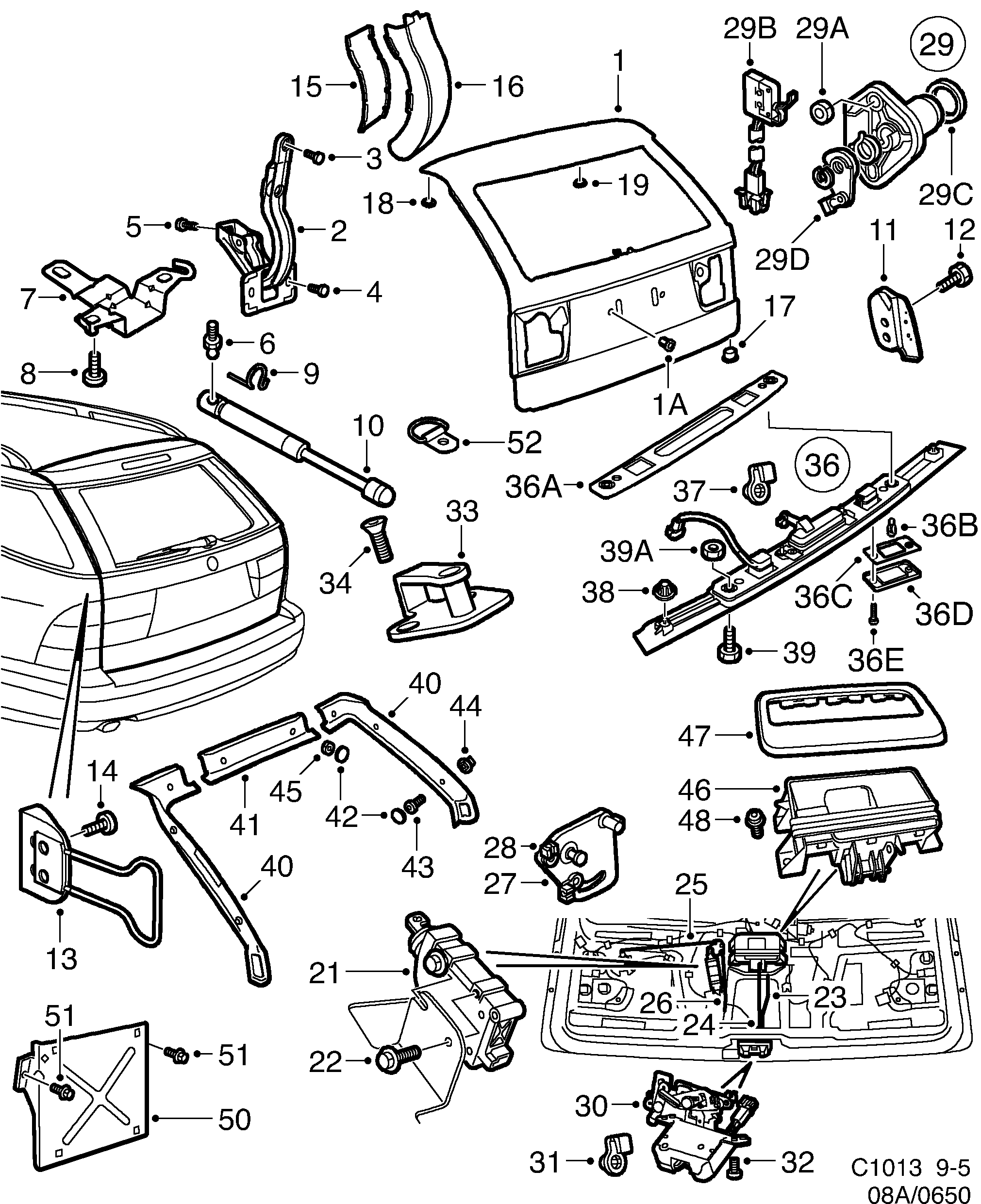 diagram parts 650