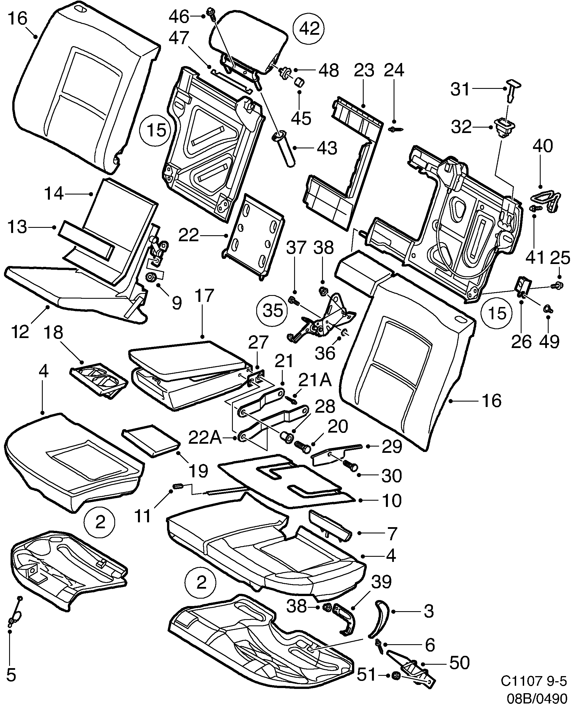 diagram parts 490
