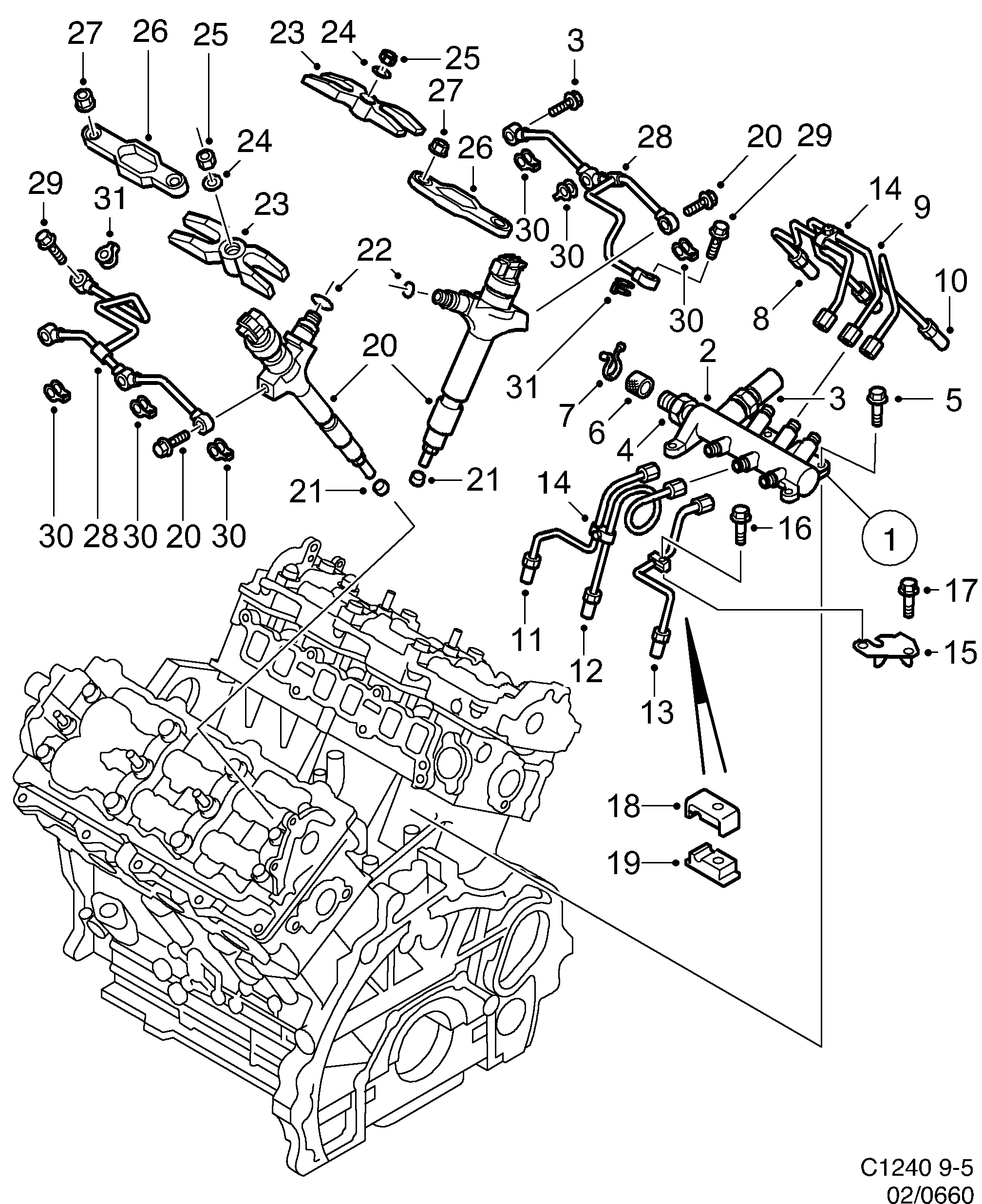 diagram parts 660