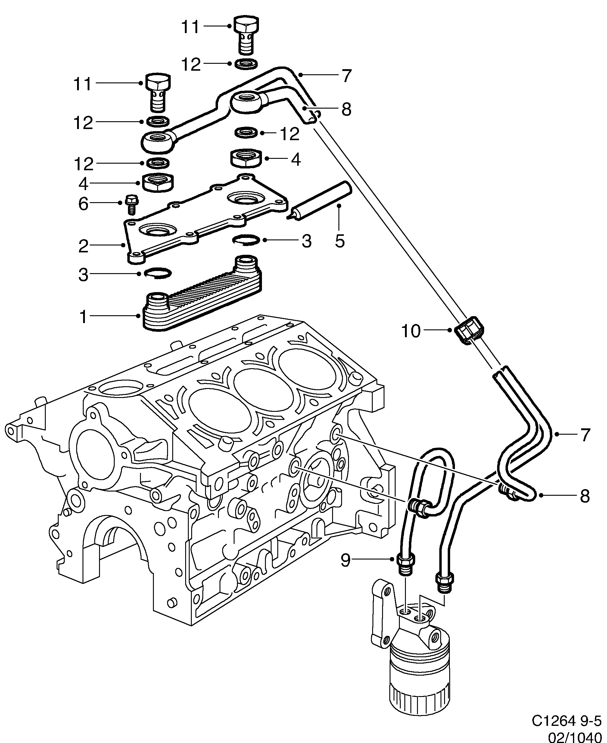 diagram parts 1040