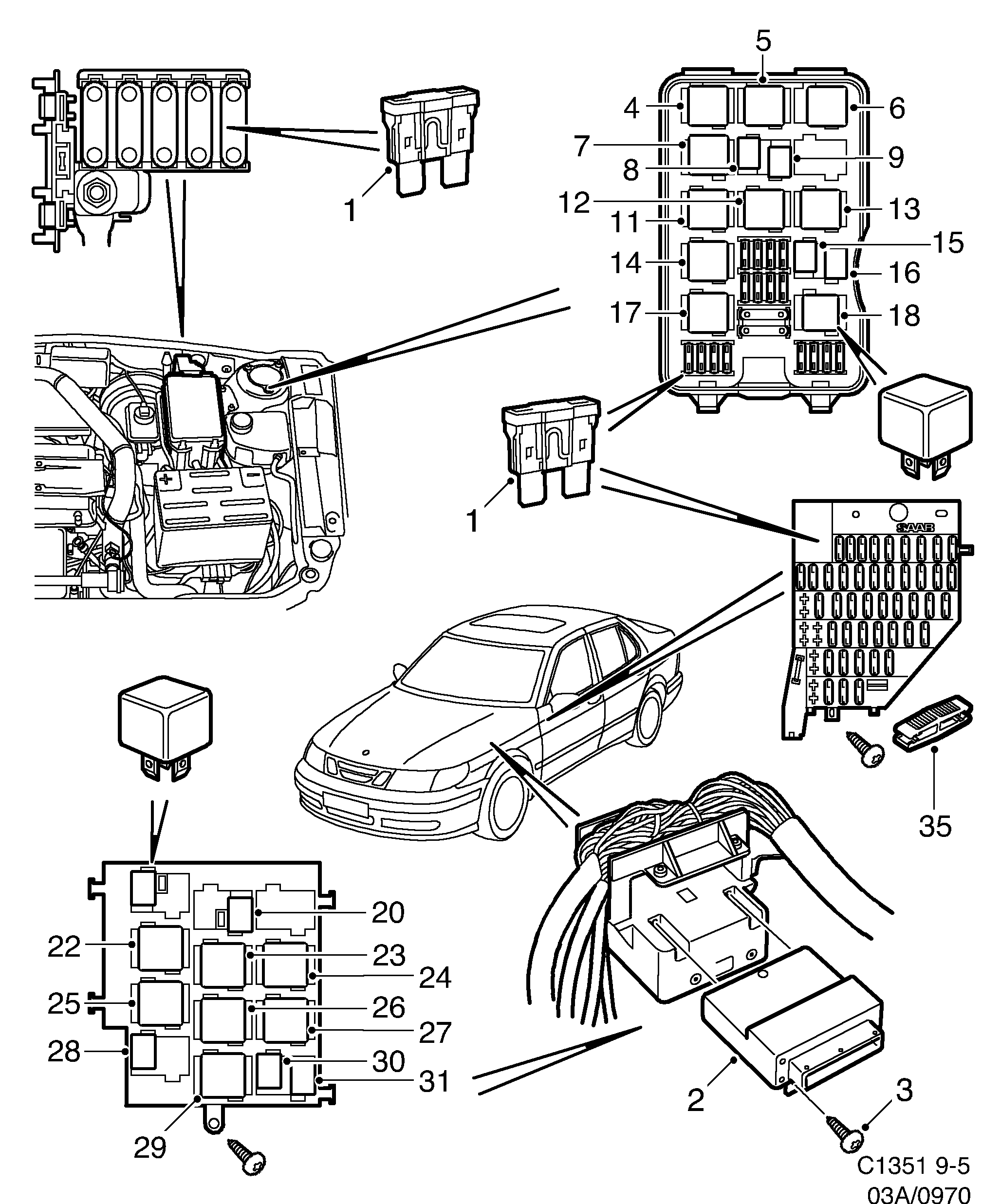 diagram parts 970