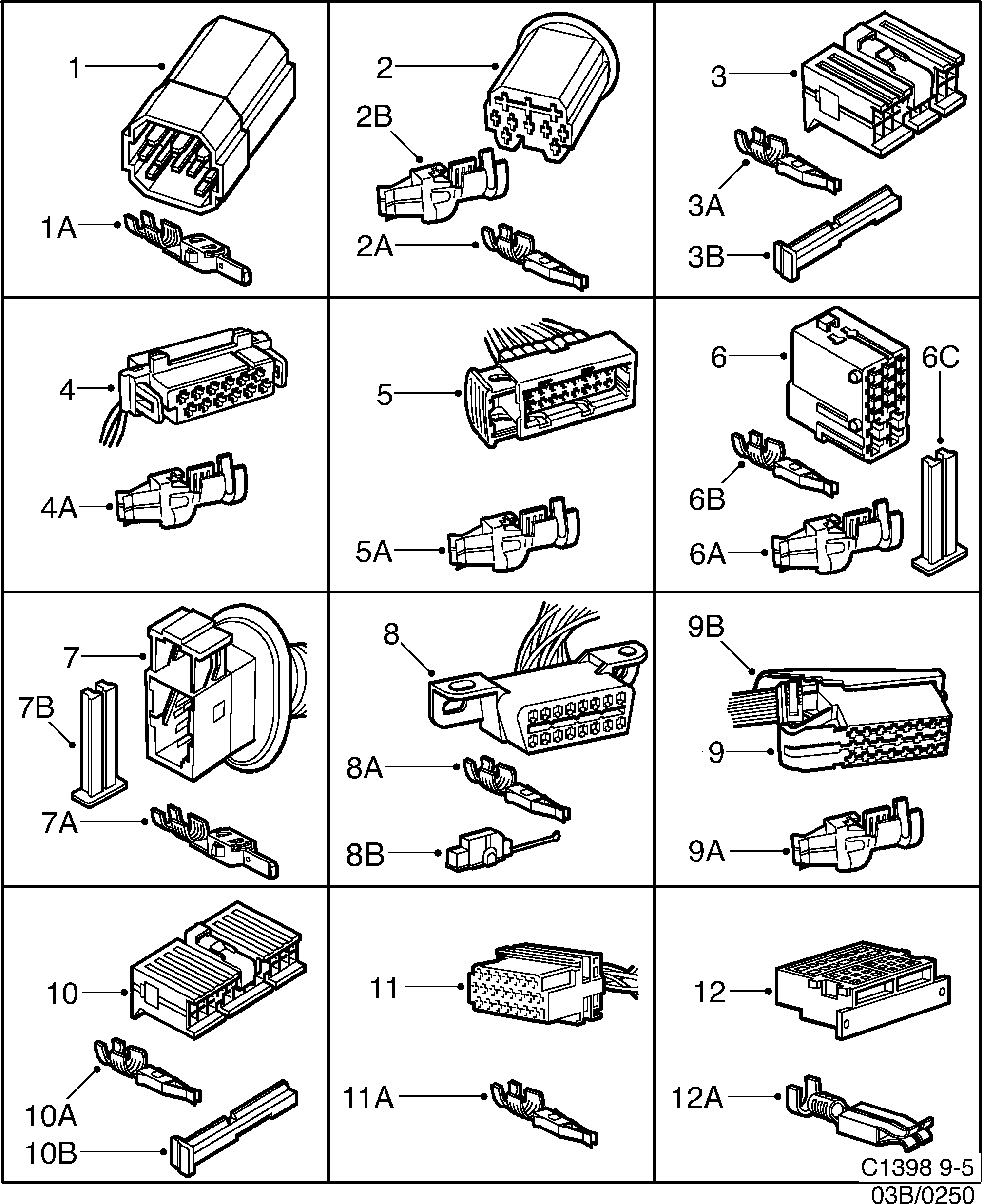 diagram parts 250