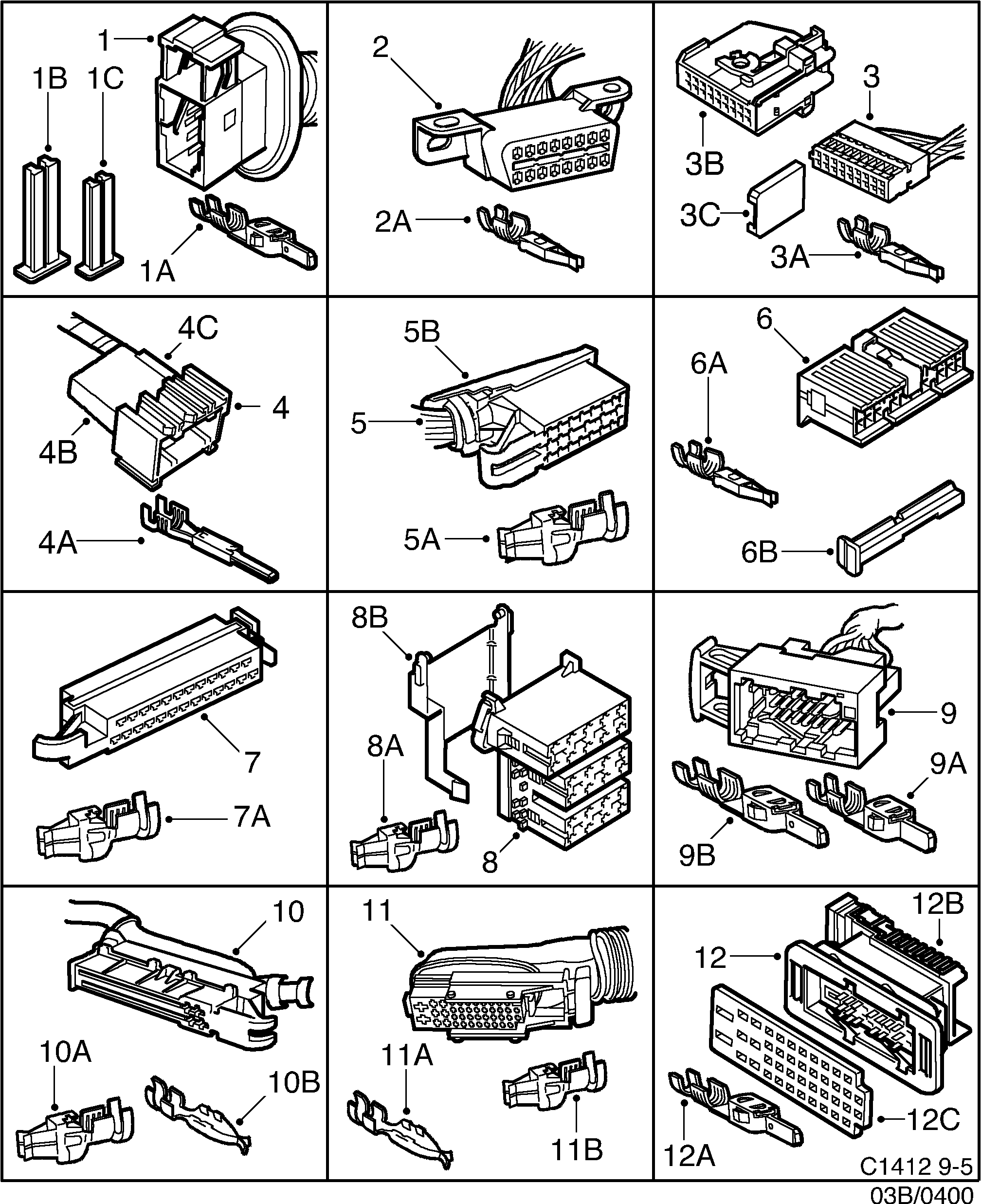 diagram parts 400