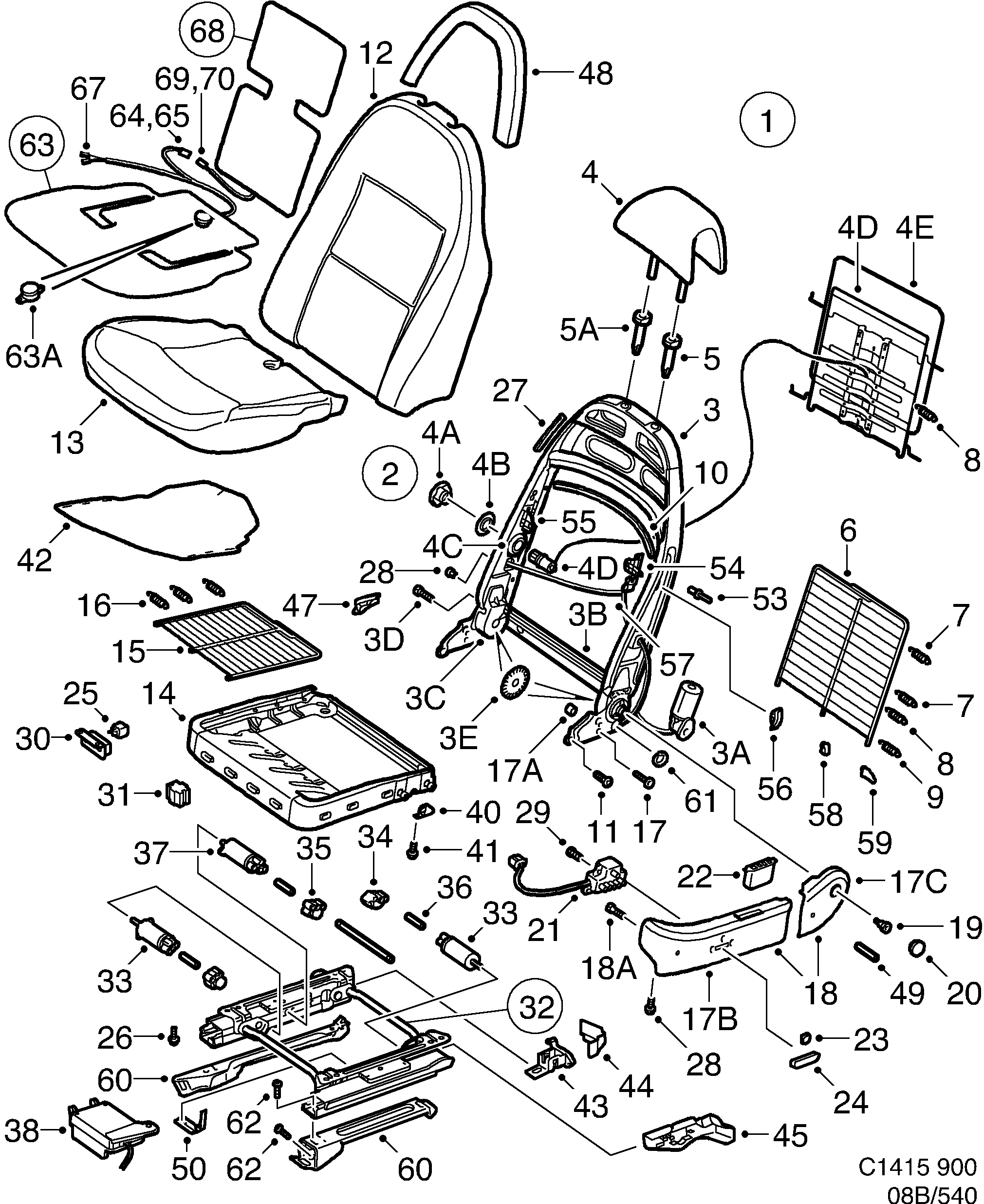 diagram parts 540