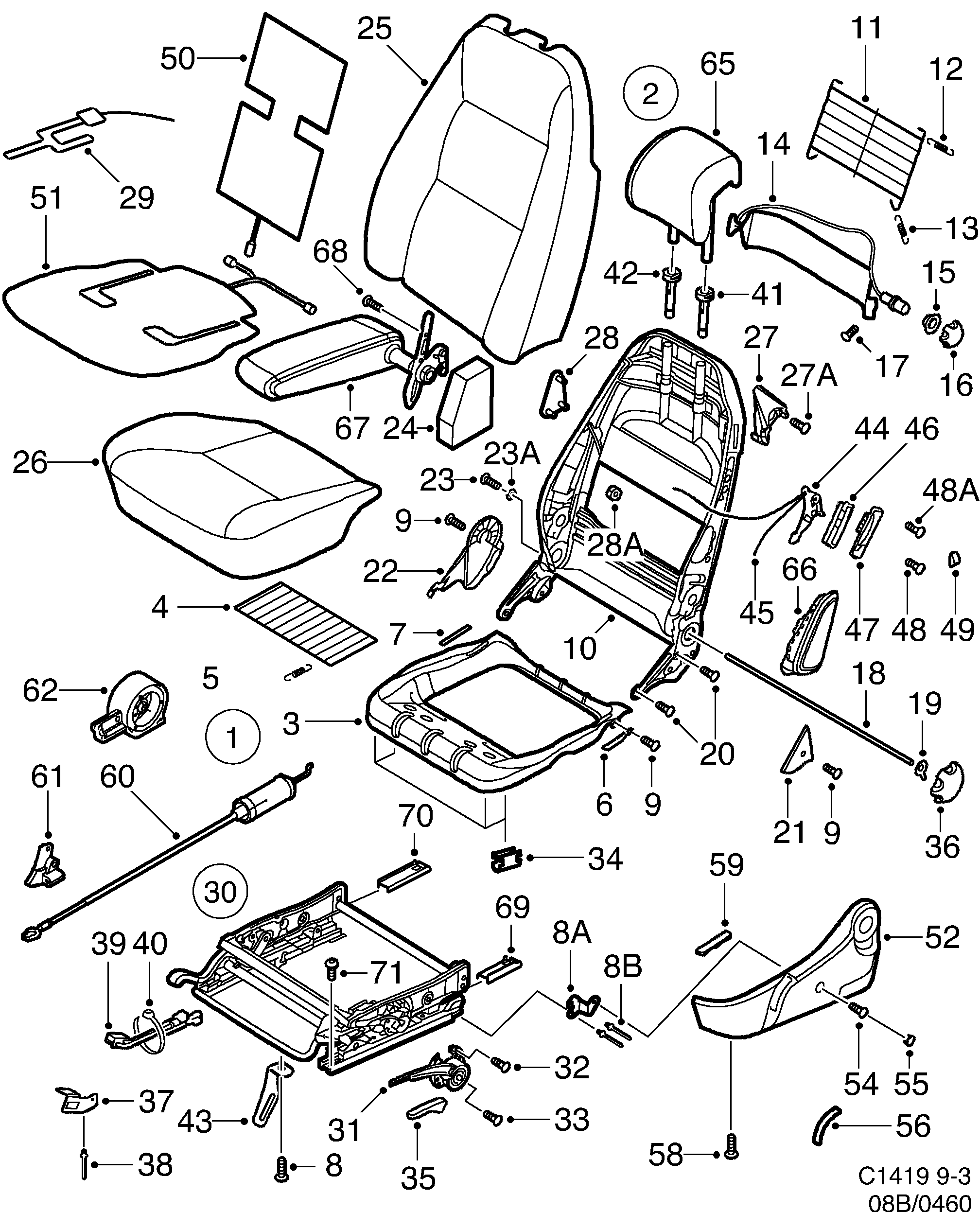 diagram parts 460