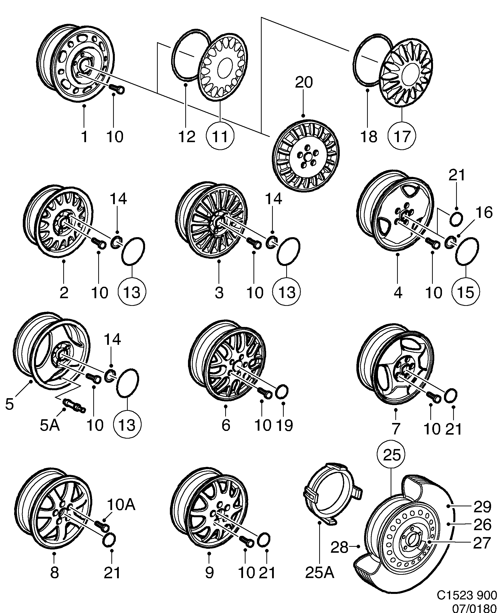 diagram parts 180