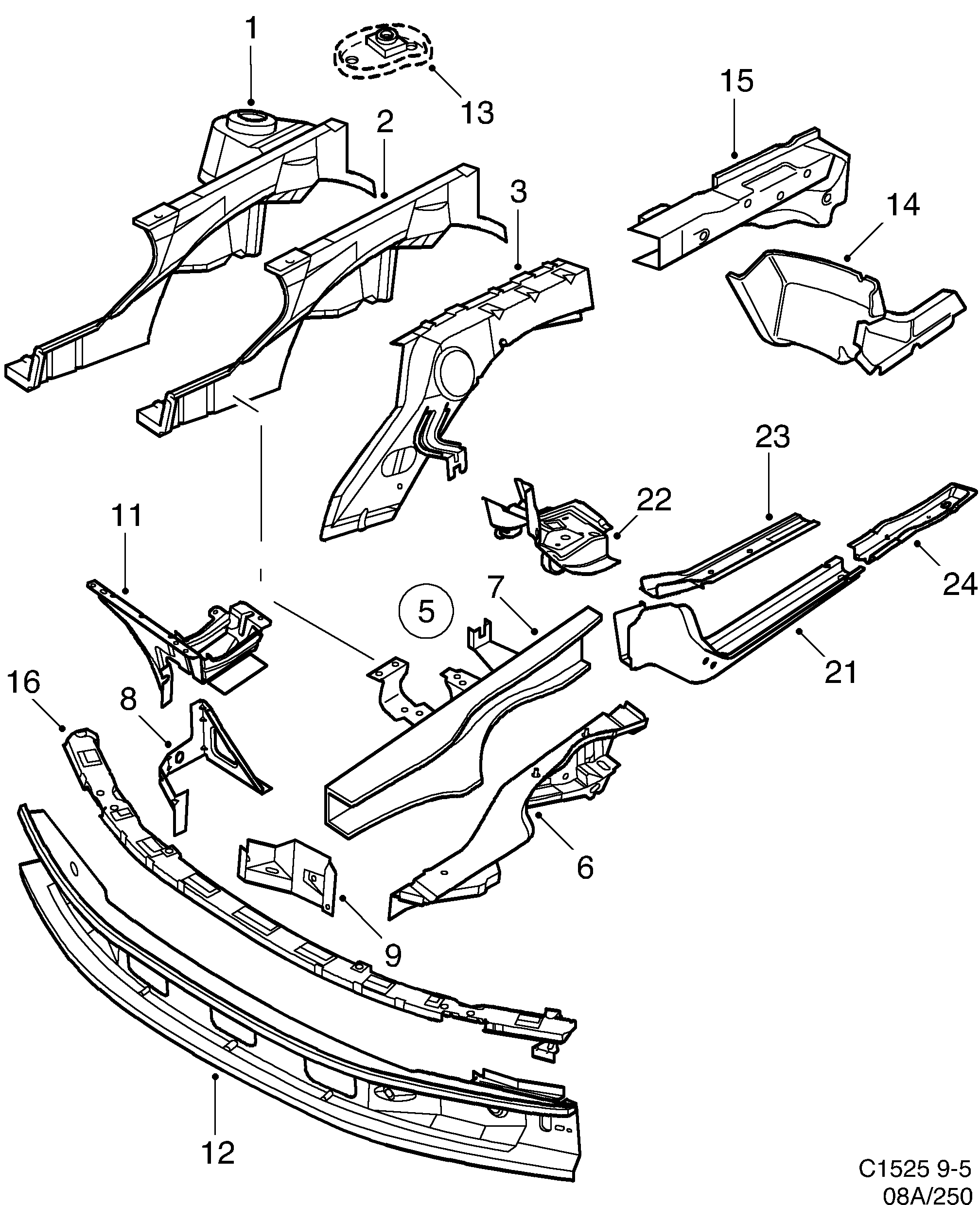 diagram parts 250