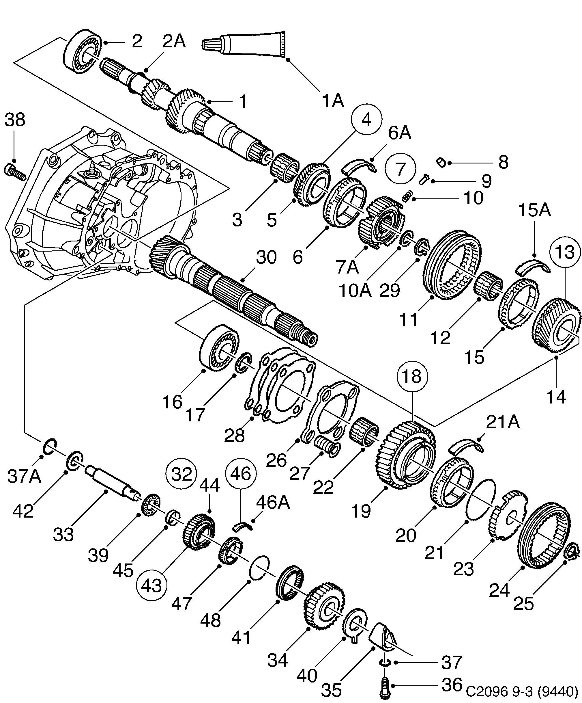 diagram parts 2300