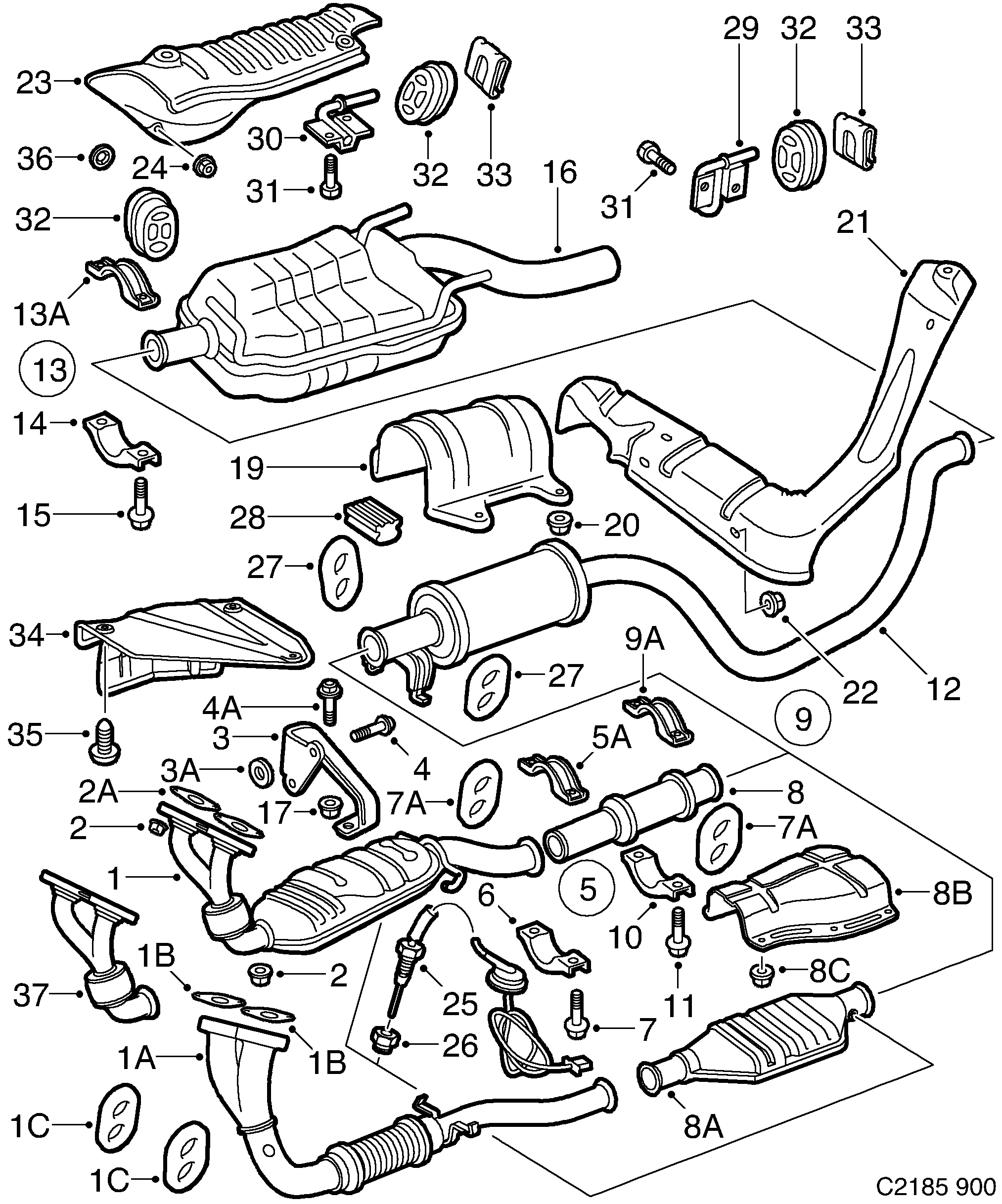 diagram parts 1500