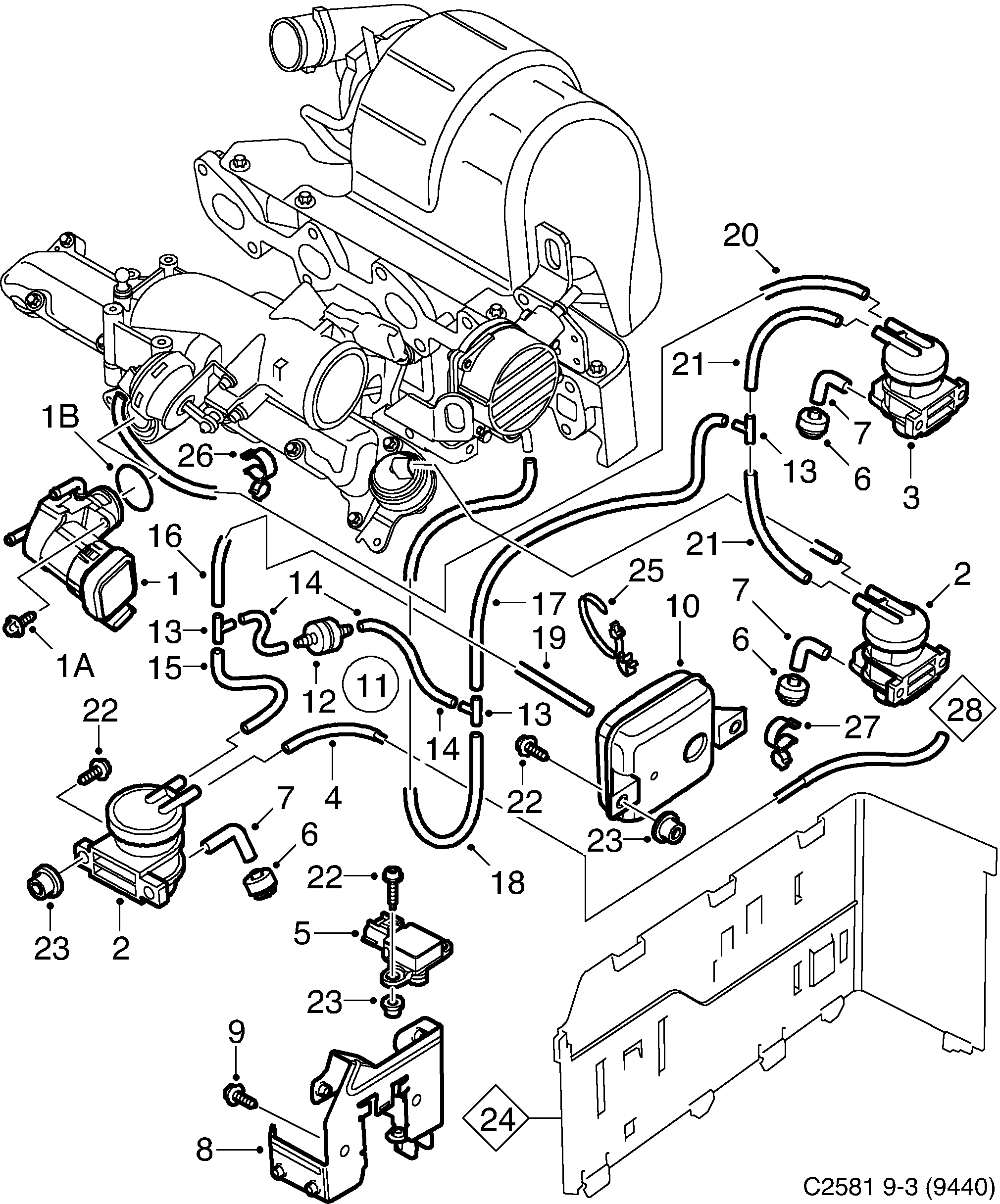 diagram parts 4500