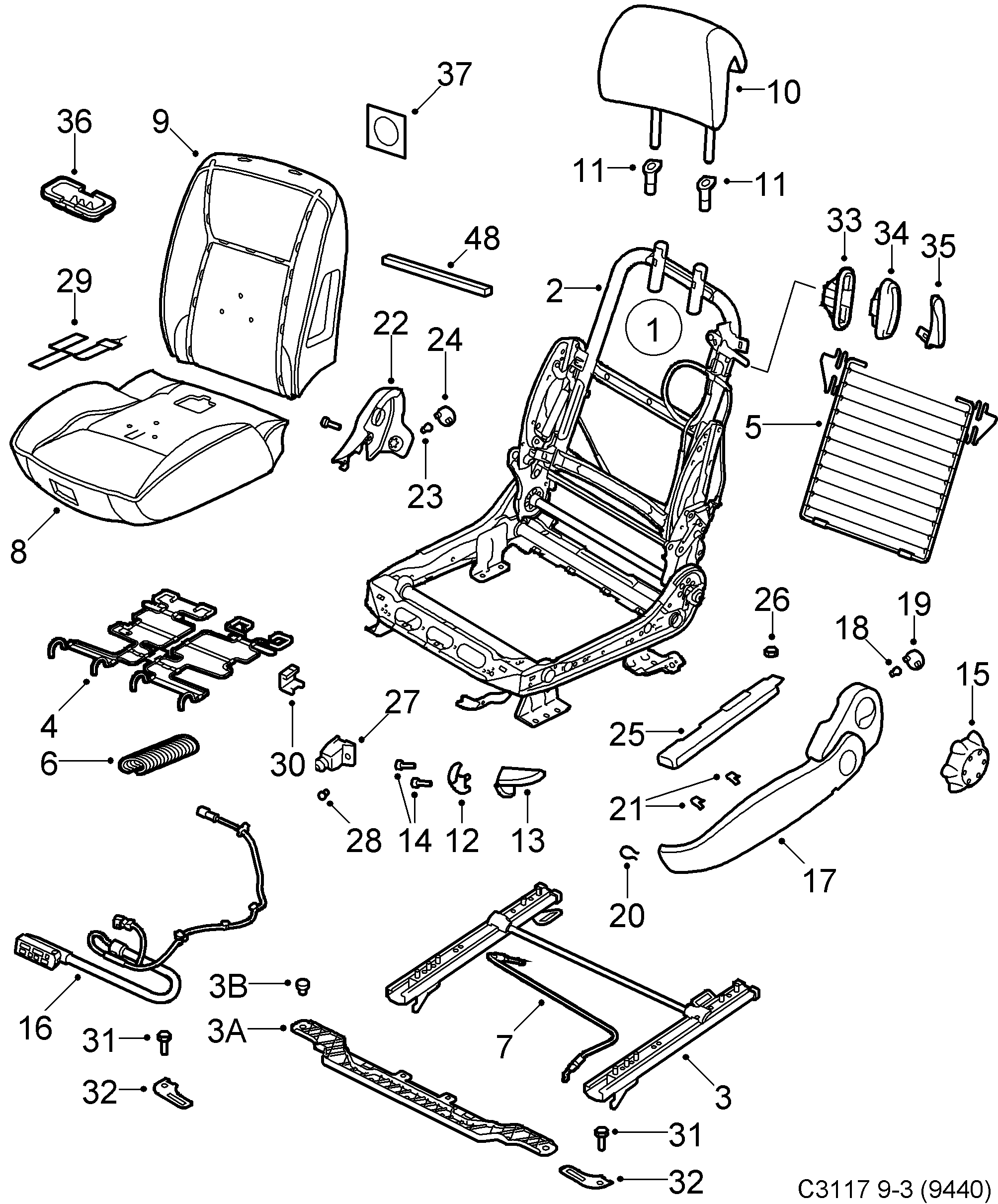 diagram parts 3025