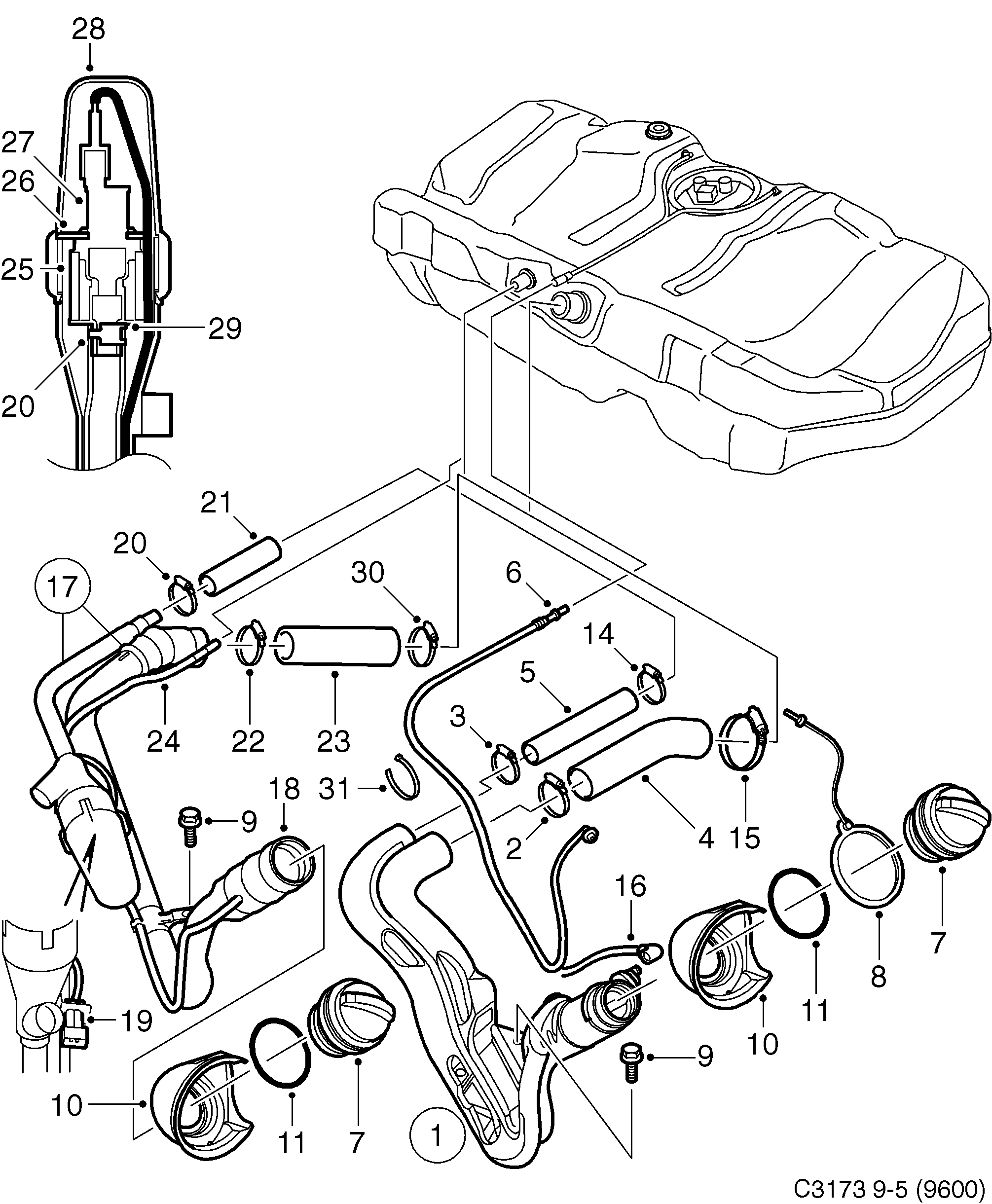 diagram parts 555