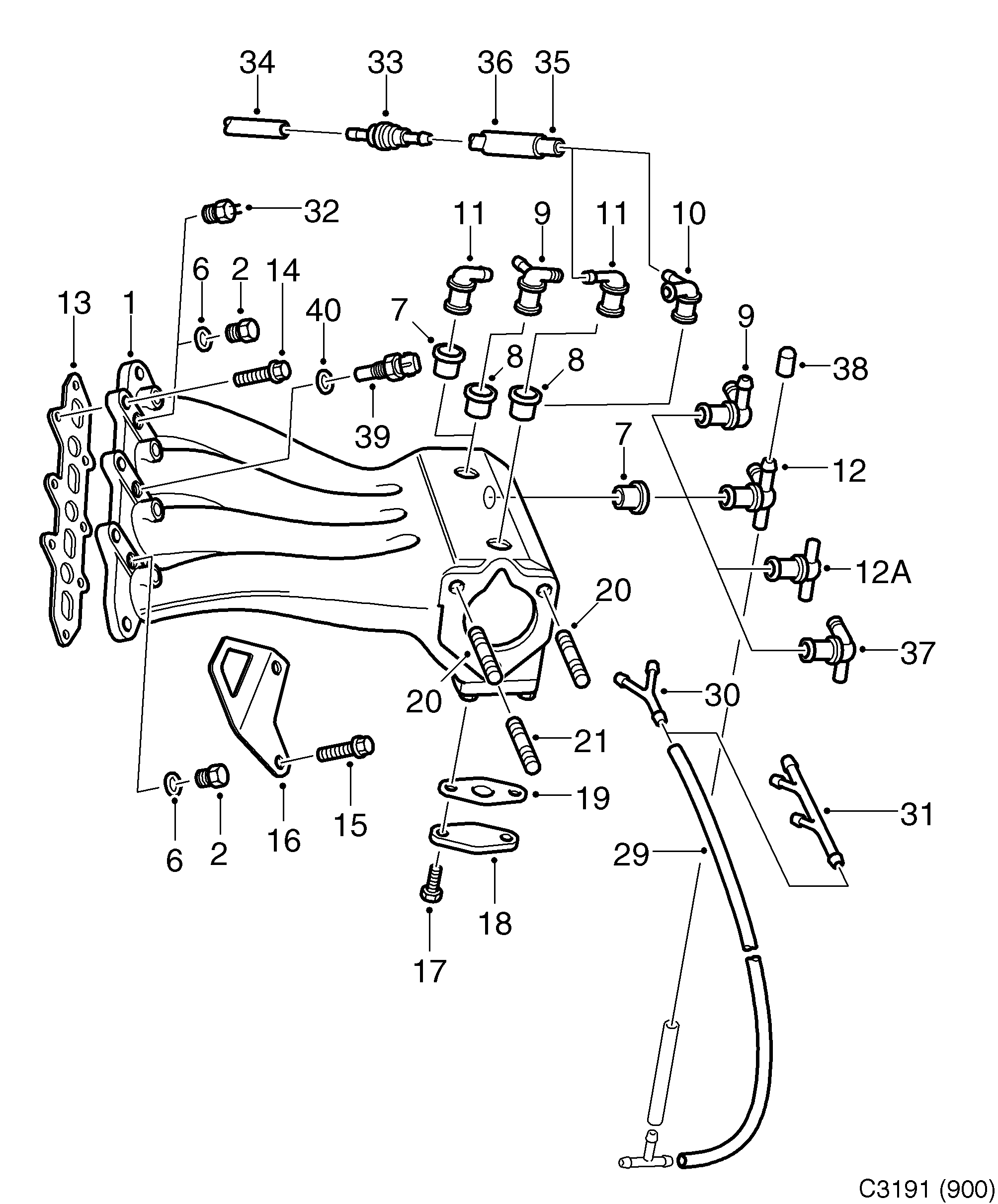 diagram parts 1090