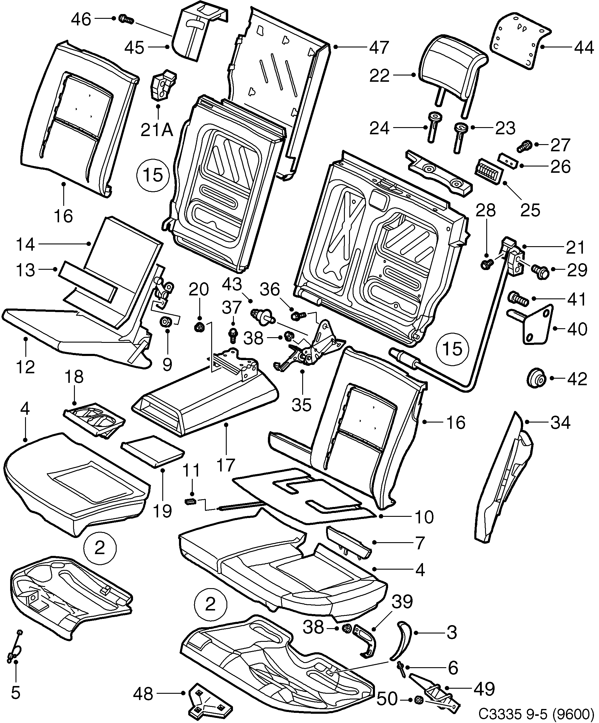 diagram parts 500