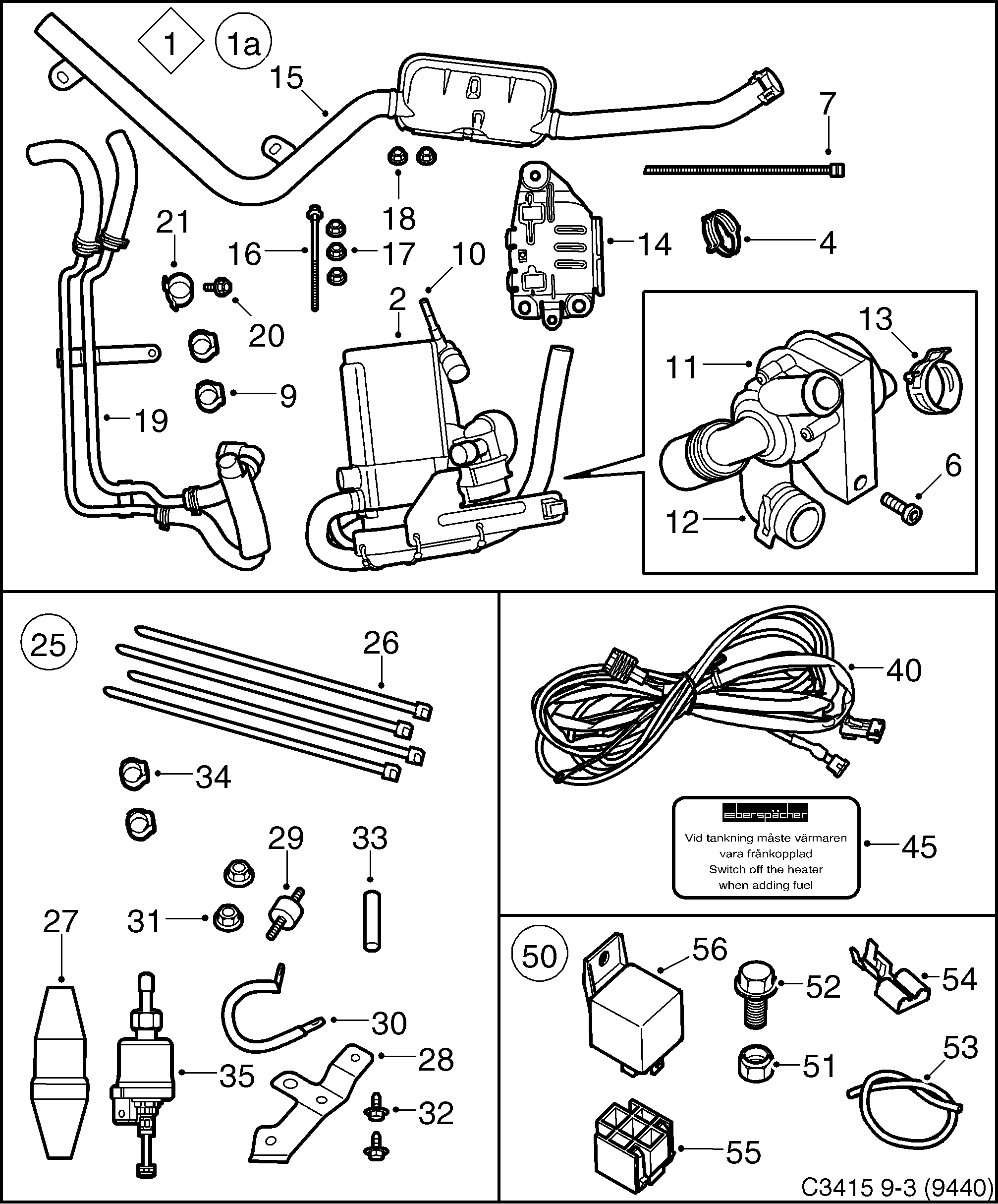 diagram parts 650