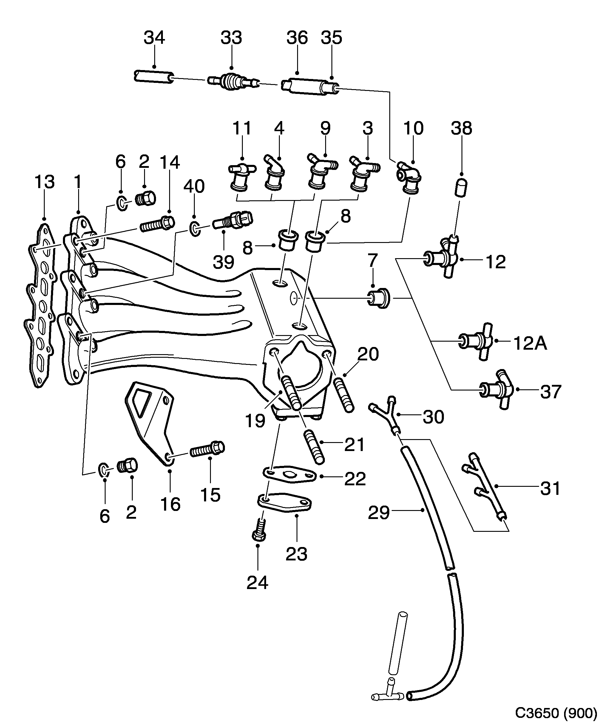 diagram parts 1100