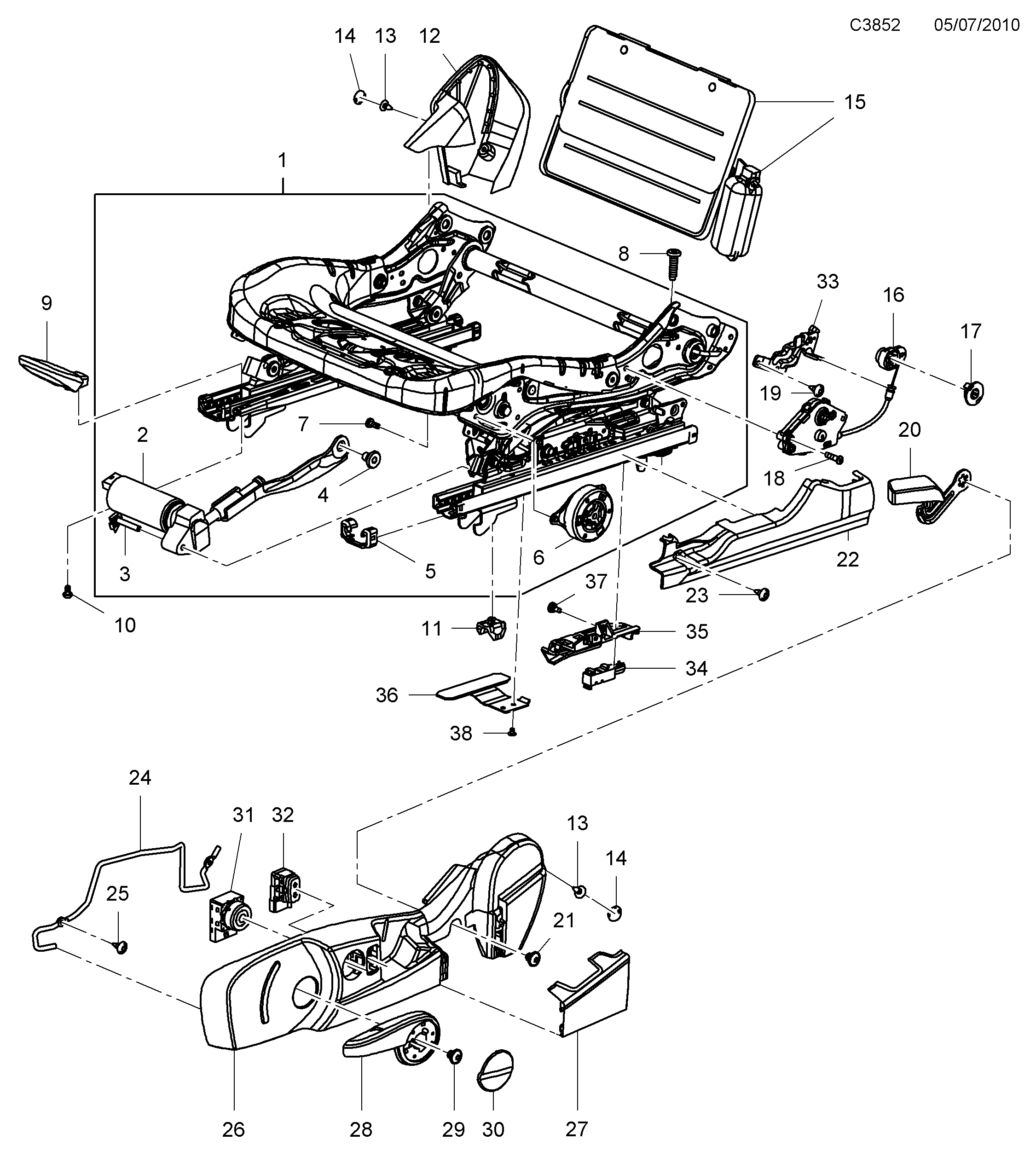 diagram parts 1550