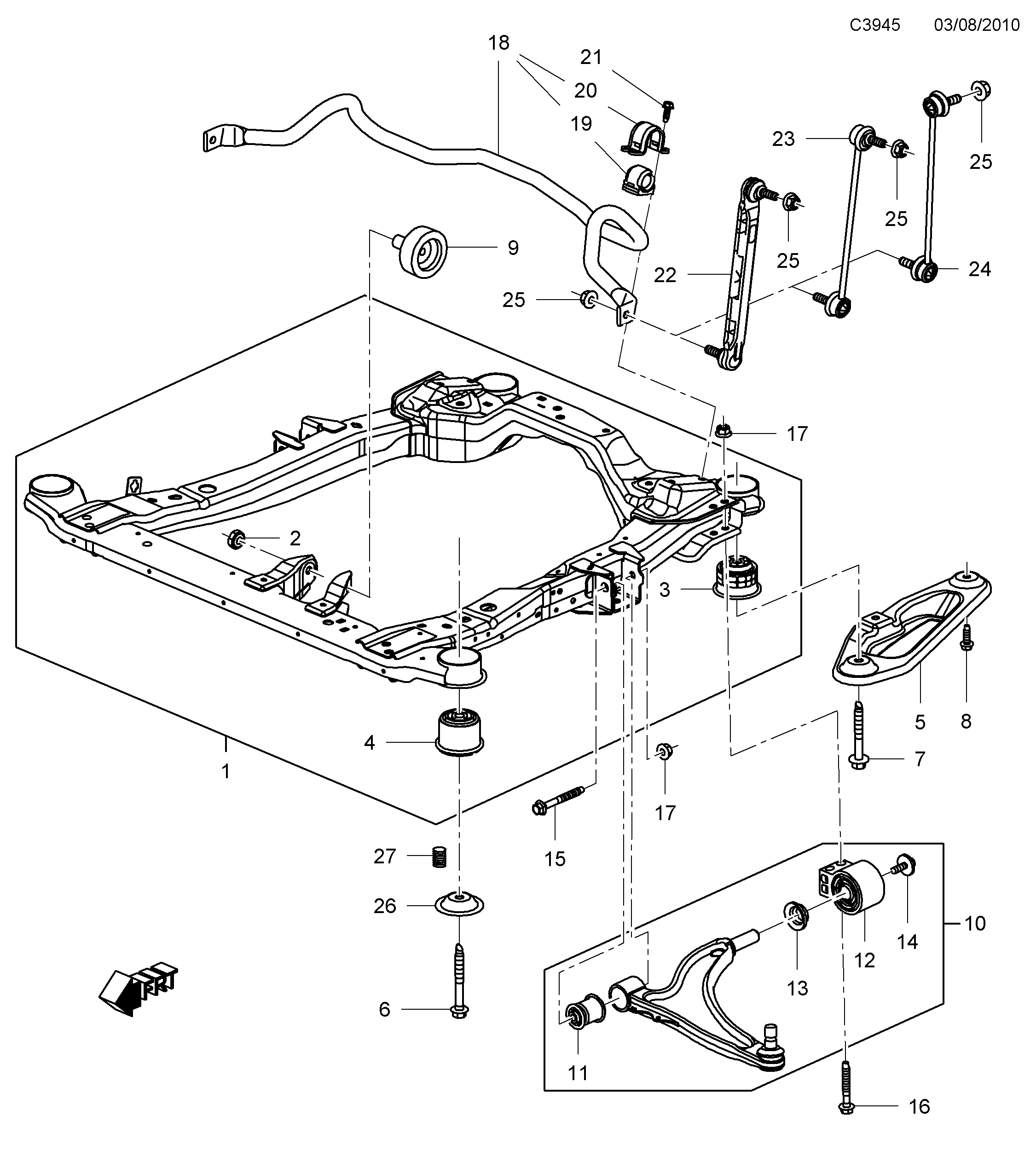 diagram parts 1500