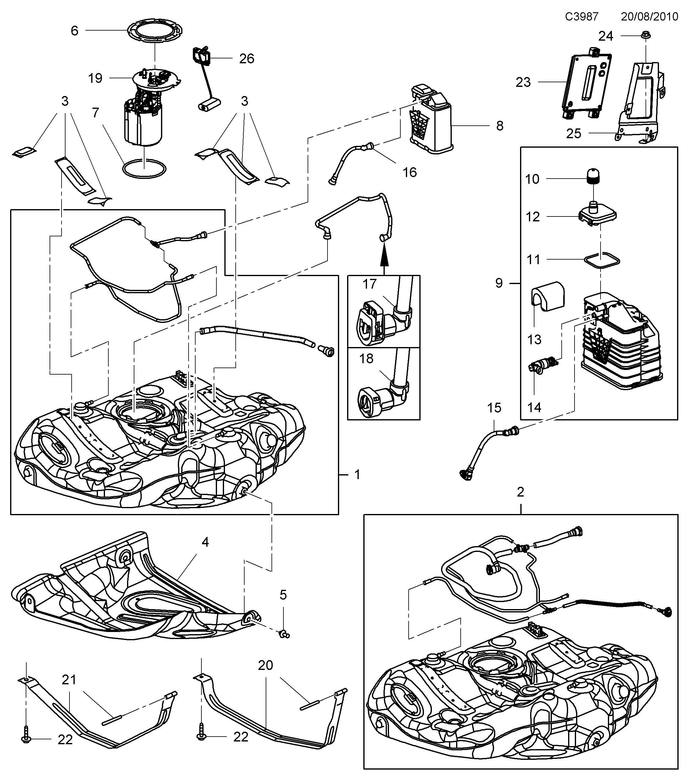 diagram parts 2100