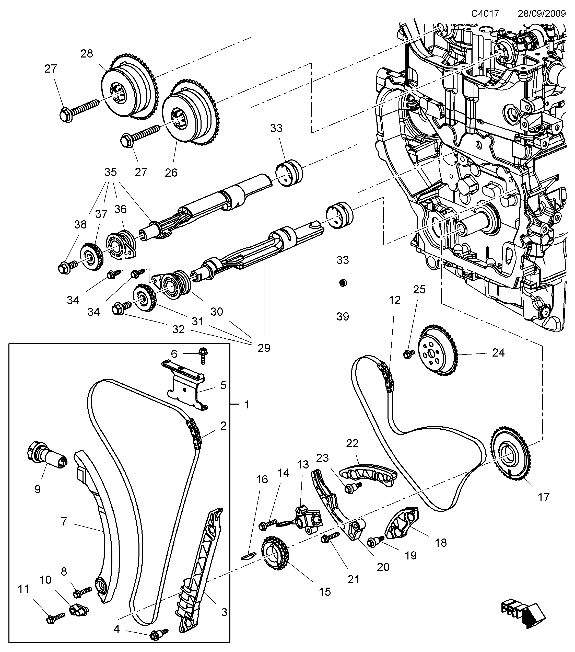 diagram parts 600