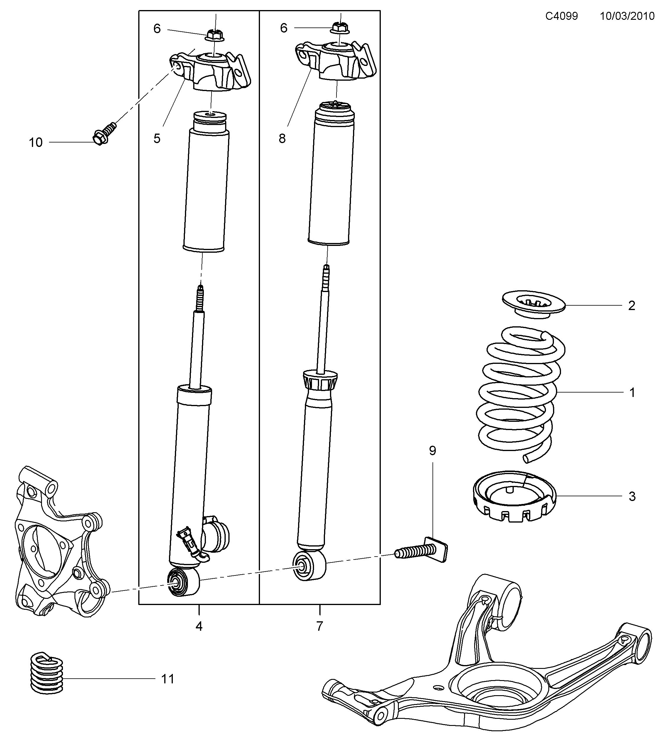 diagram parts 4500