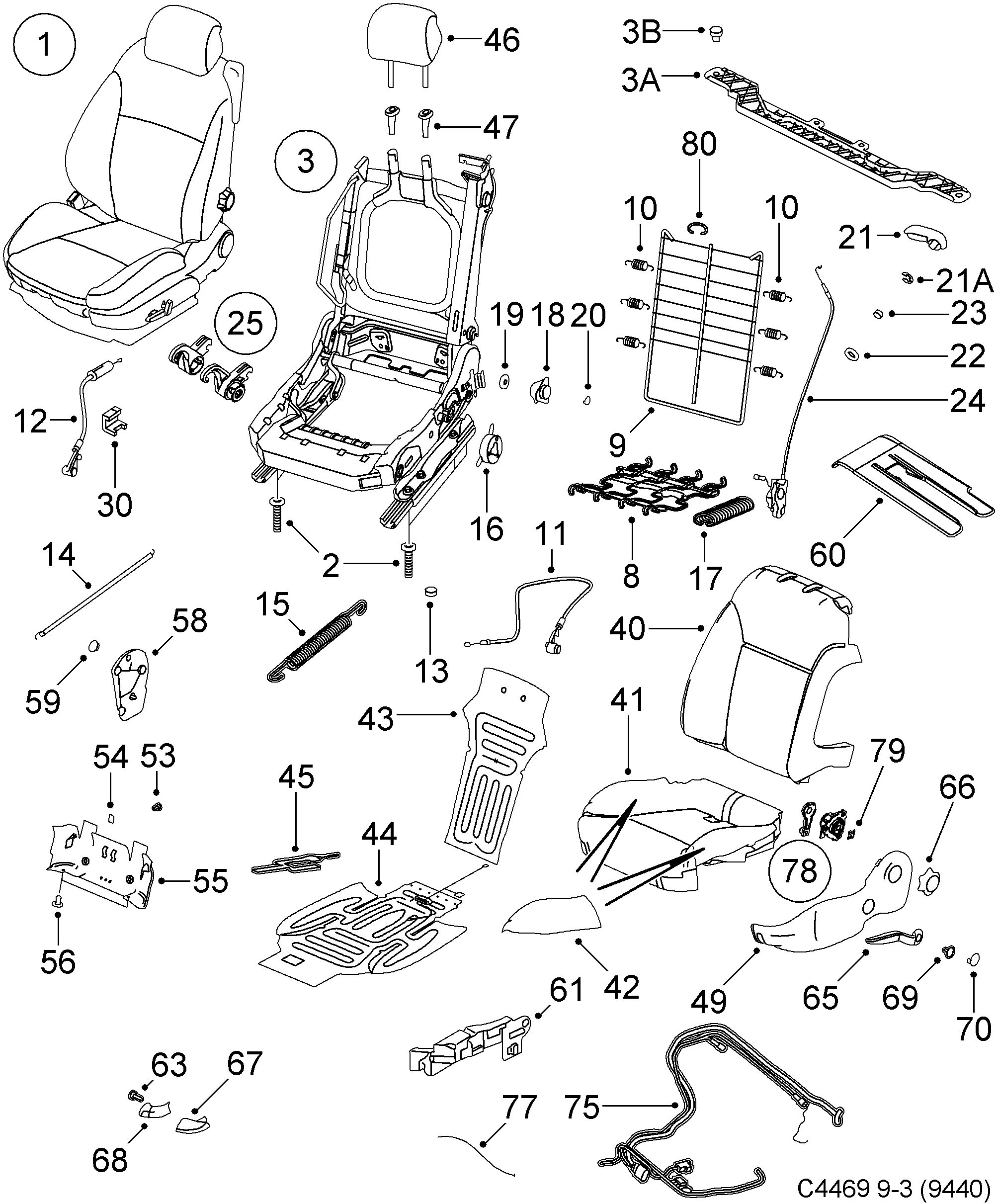 diagram parts 3050