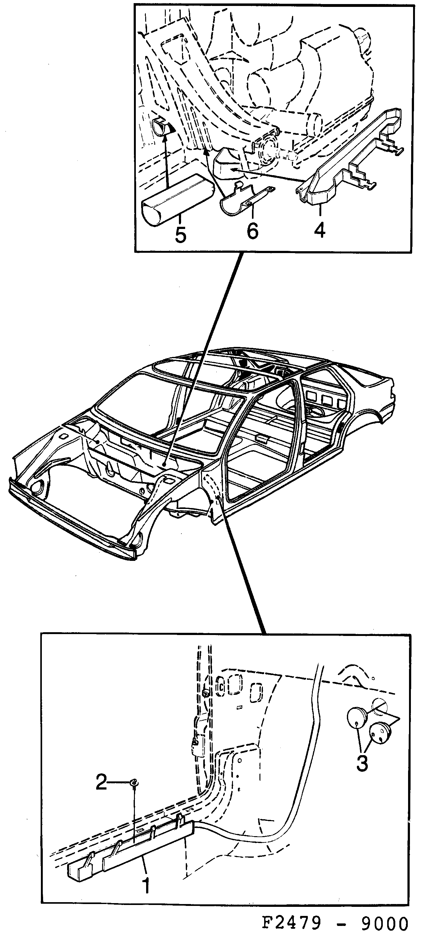 diagram parts 1960