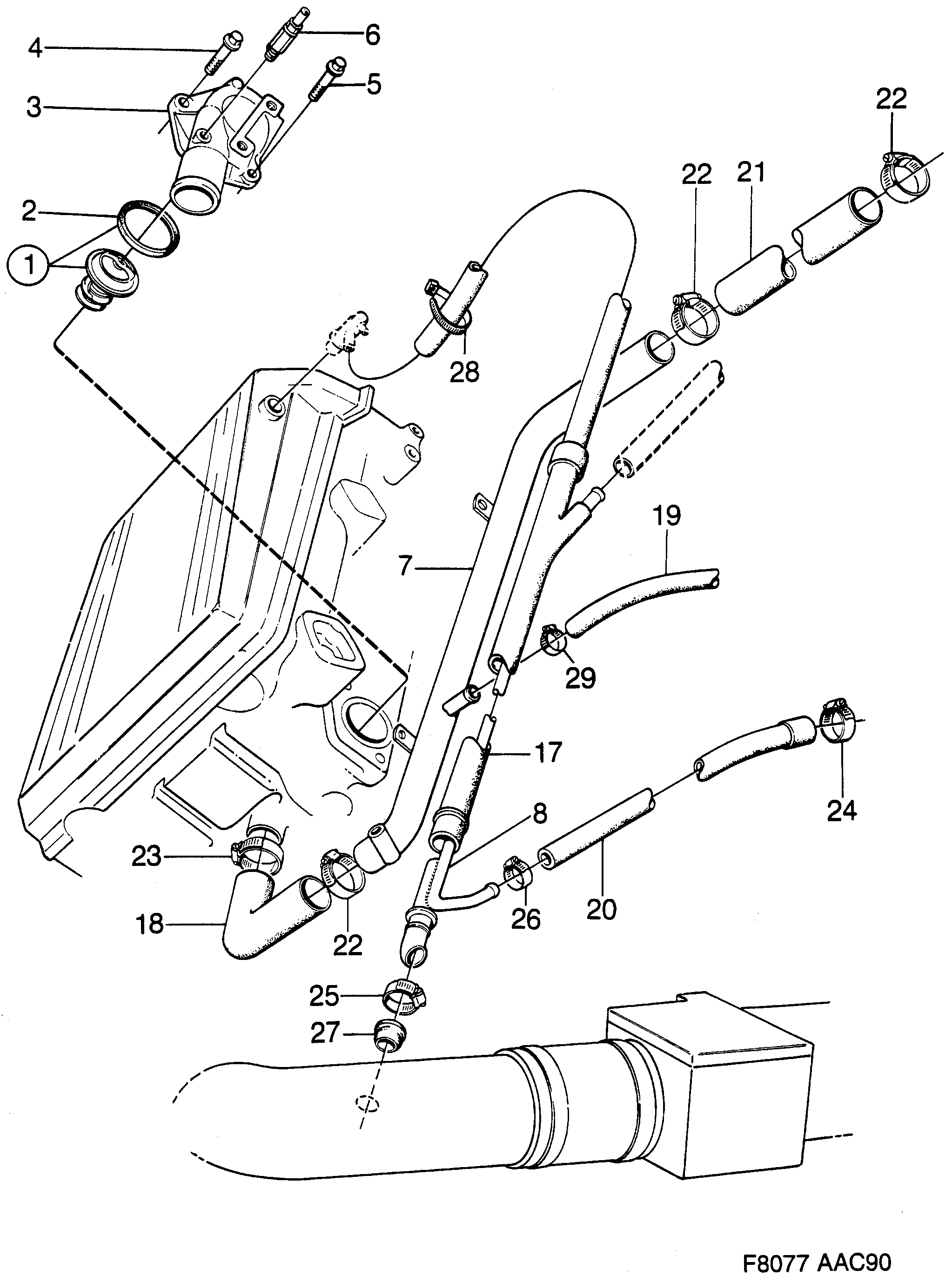 diagram parts 1970