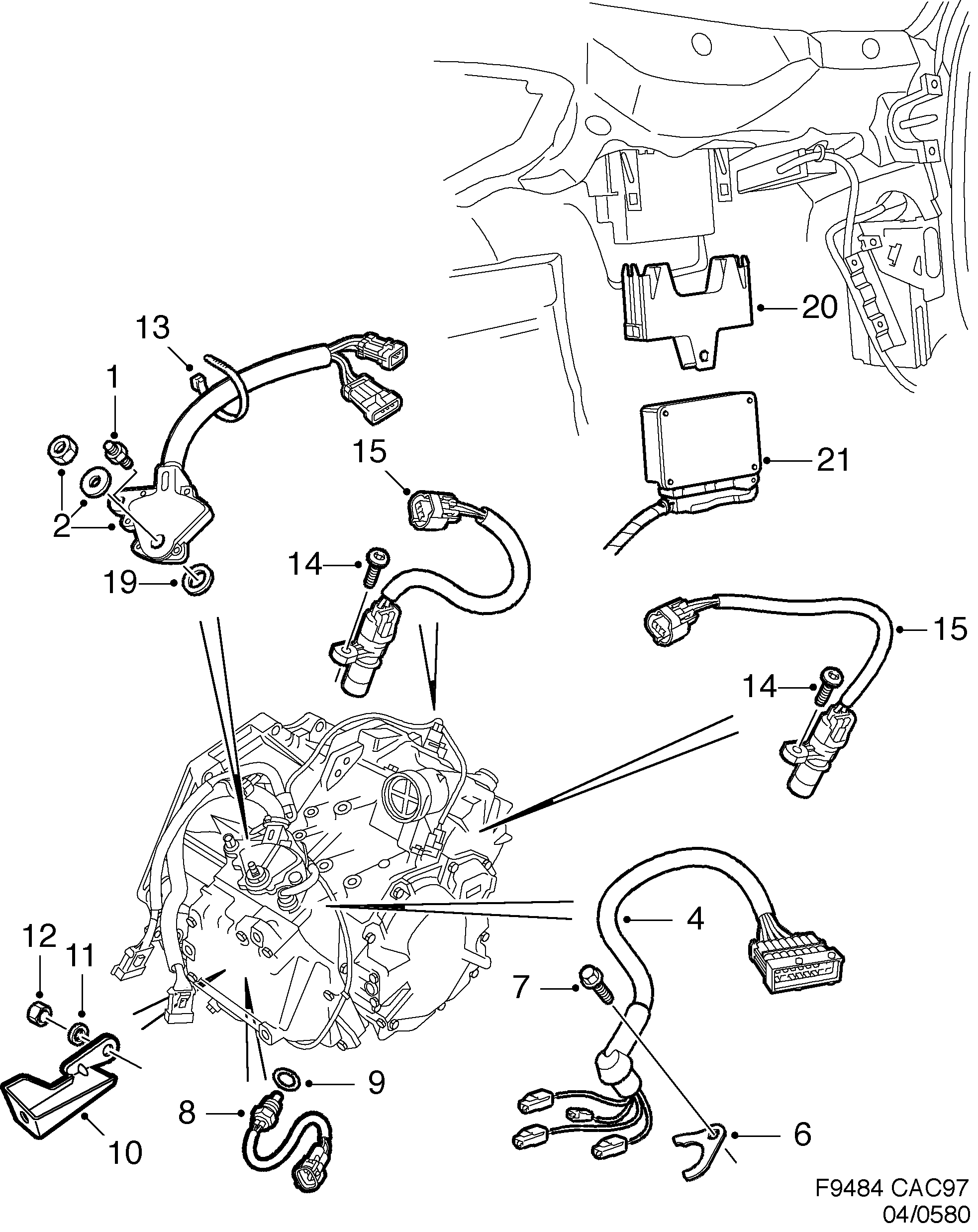 diagram parts 580